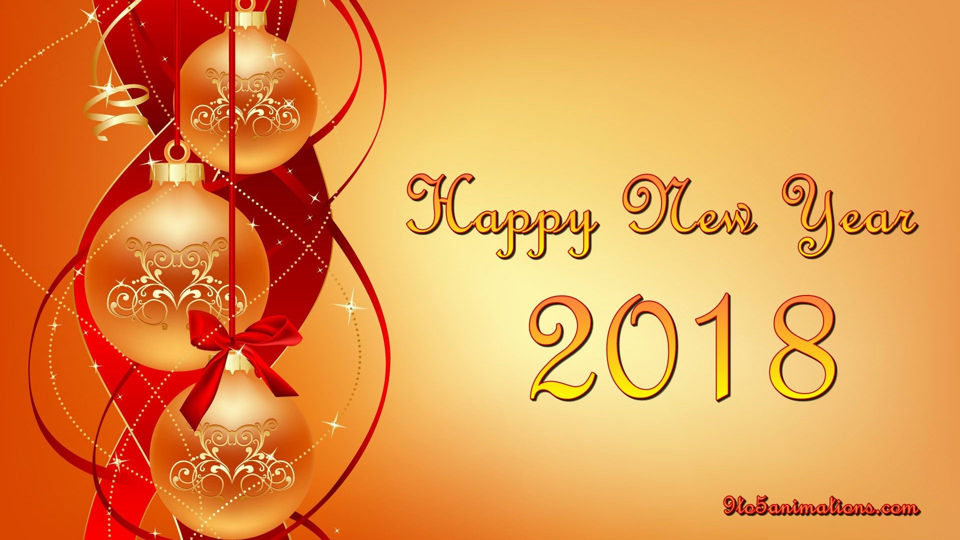 1920x1080 New Year Red Theme Wallpapers HD 9To5AnimationsCom 