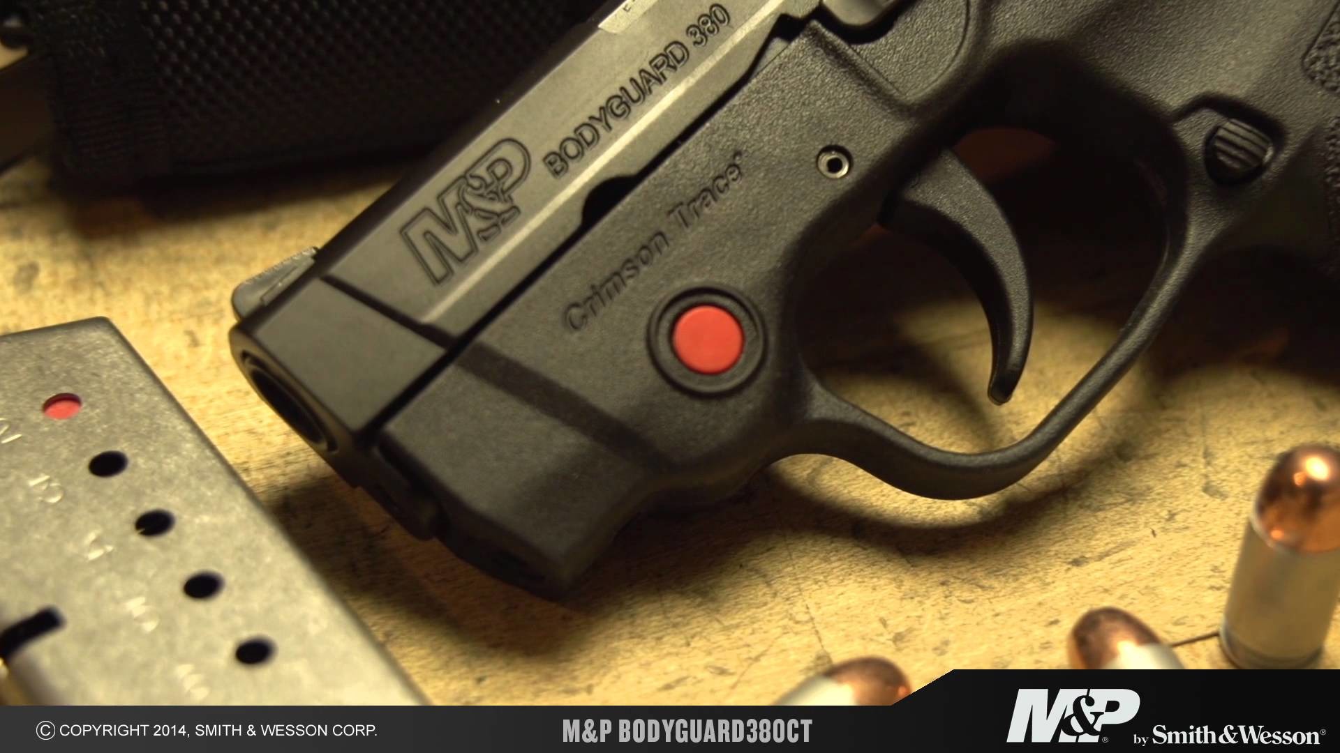 1920x1080 Smith & Wesson Intros New M&P BODYGUARD Handguns with Crimson Trace Laser  Sights