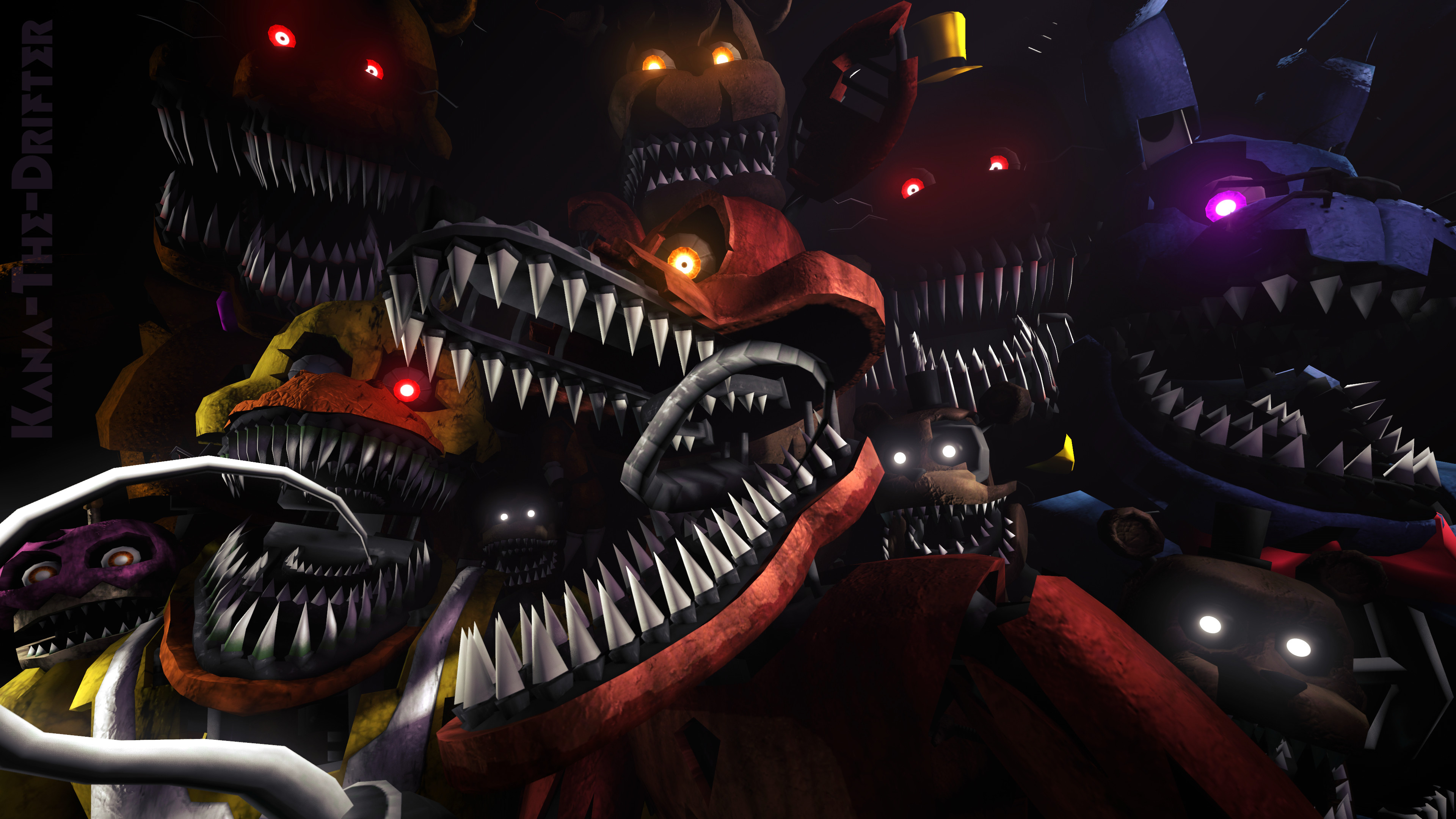 3840x2160 We'll Stay Here Forever (FNAF SFM Wallpaper) by Kana-The-