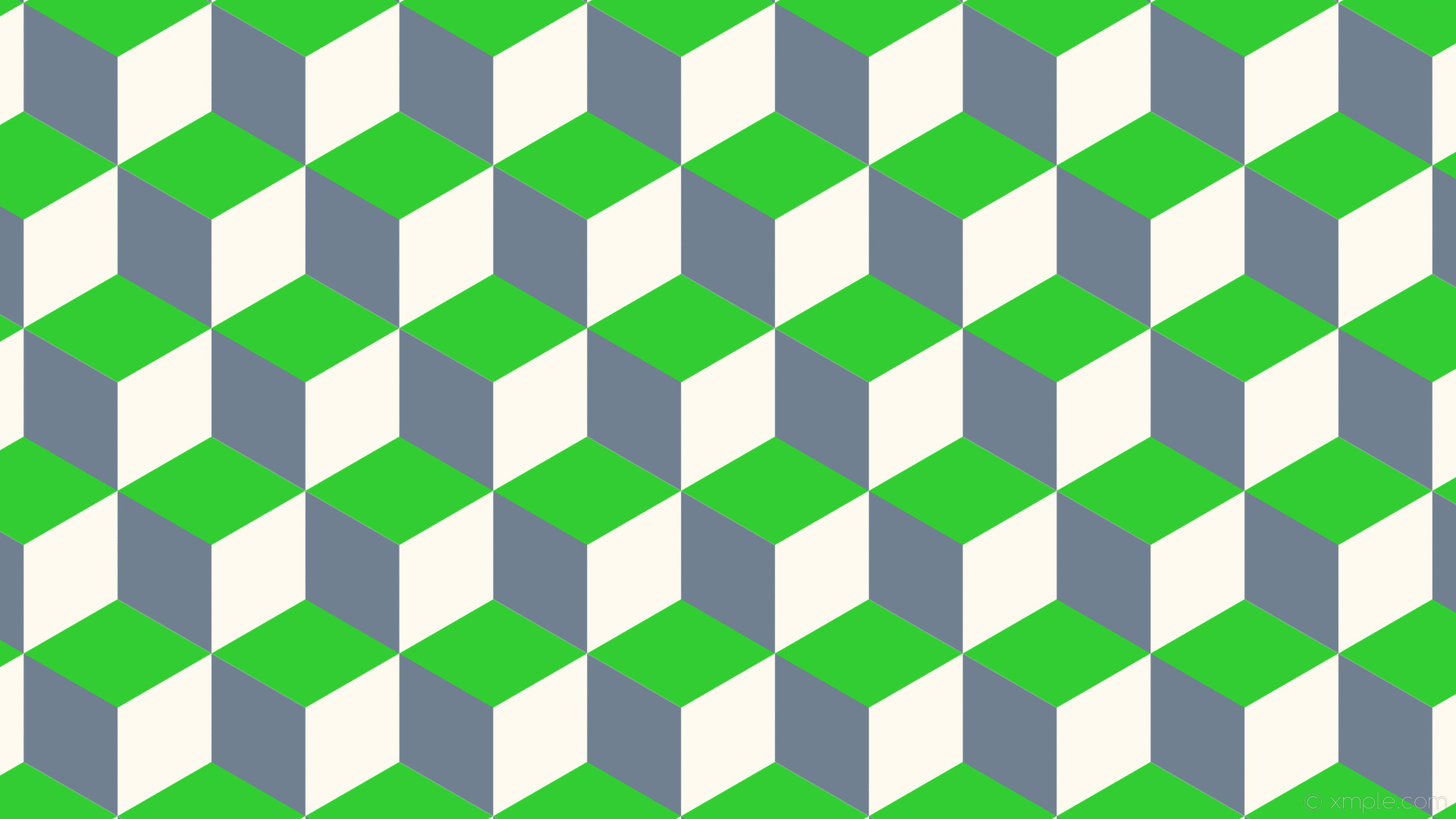 1920x1080 wallpaper green grey 3d cubes white floral white lime green slate gray  #fffaf0 #32cd32