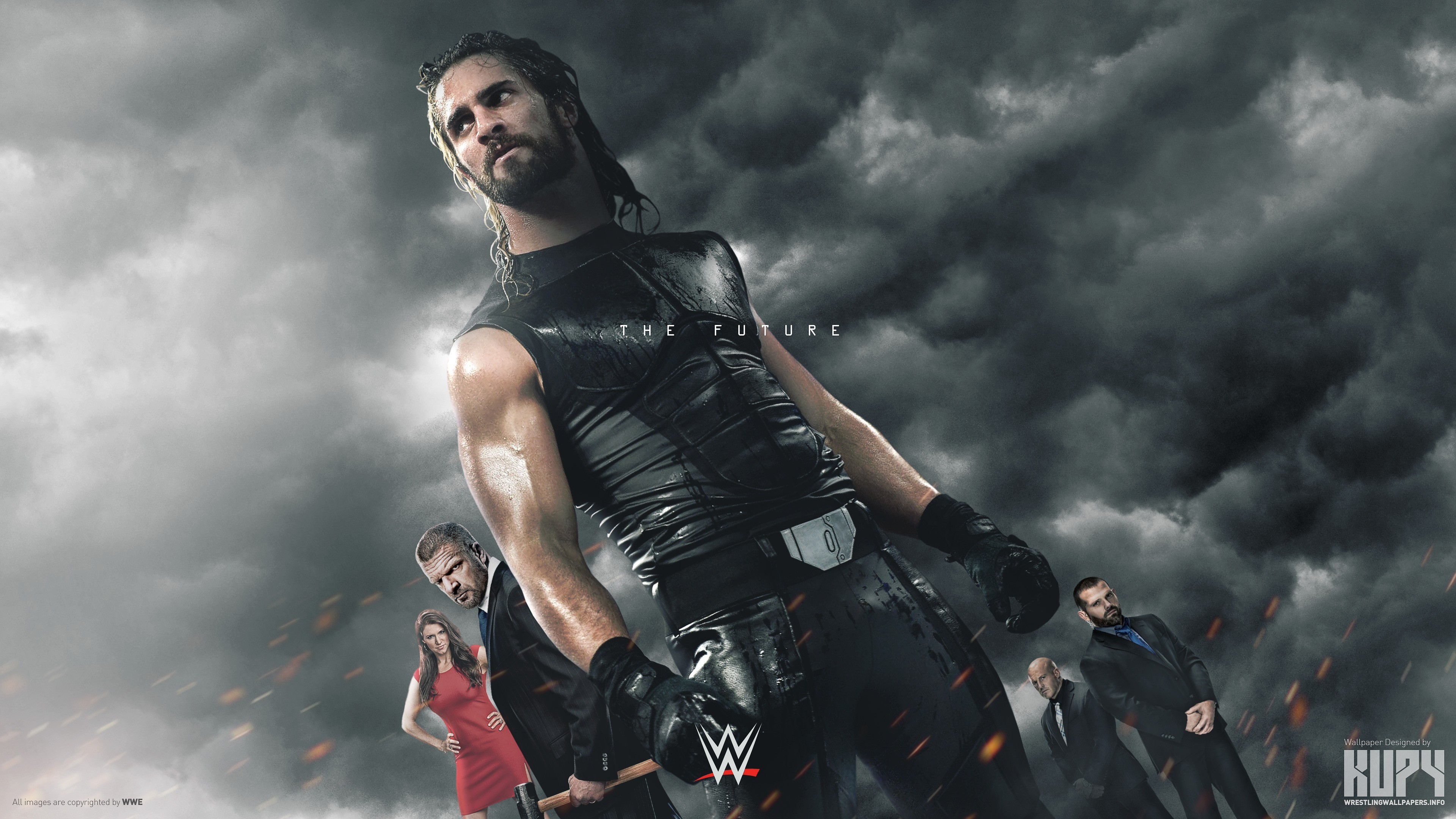 3840x2160 Seth Rollins 2015 Wide Wallpapers