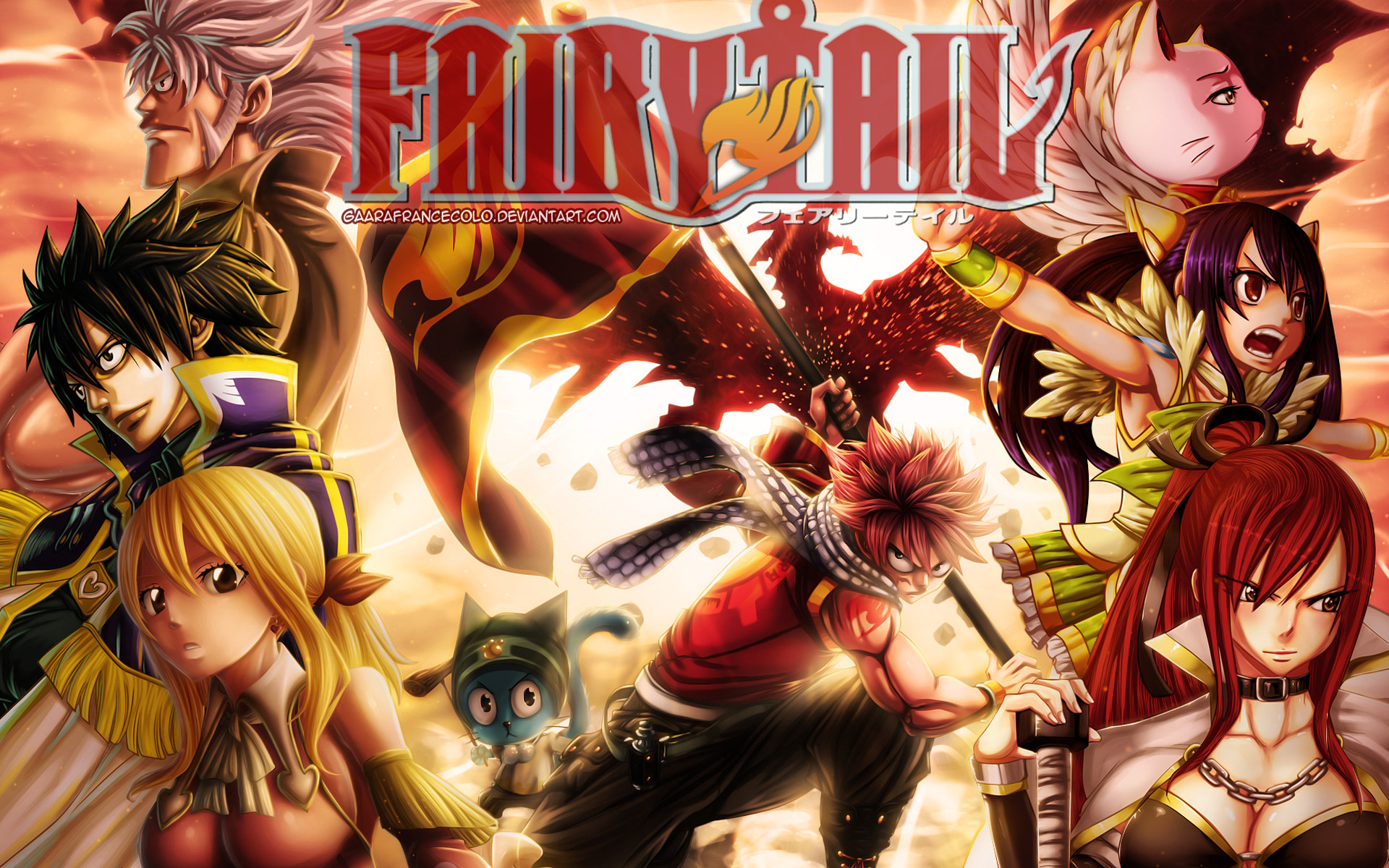 1920x1200 fairy tail guild members anime hd wallpaper