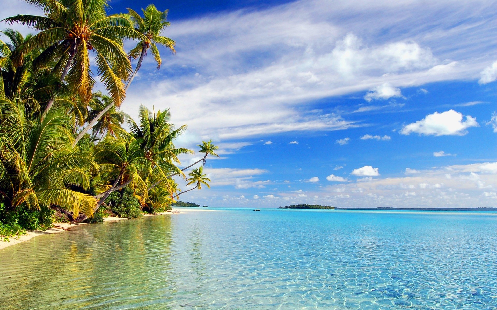 1920x1200 tropical, wallpaper, beach, island, wallpapers, paradise, reflections
