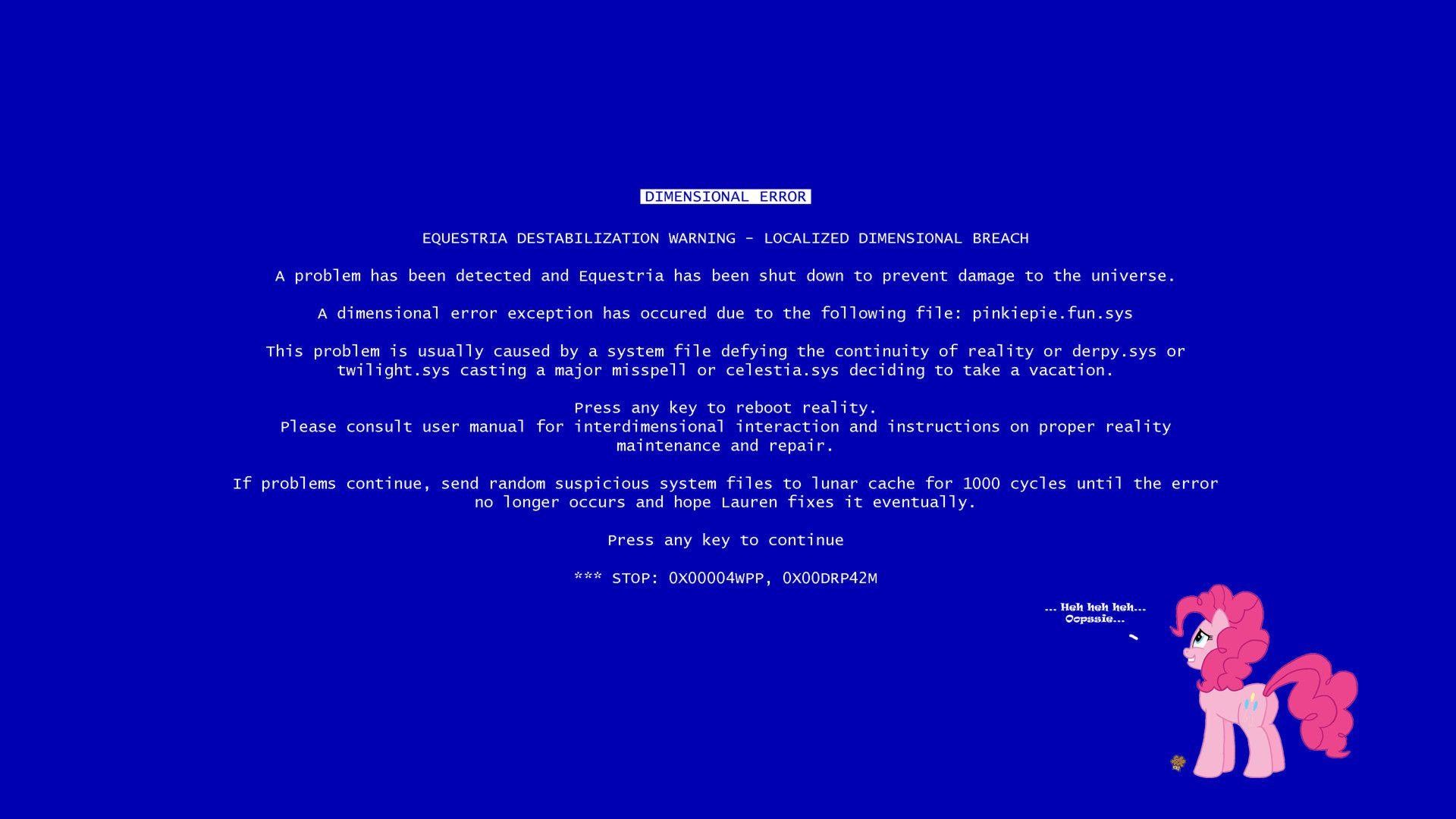 1920x1080 Pix For > Blue Screen Of Death Screensaver