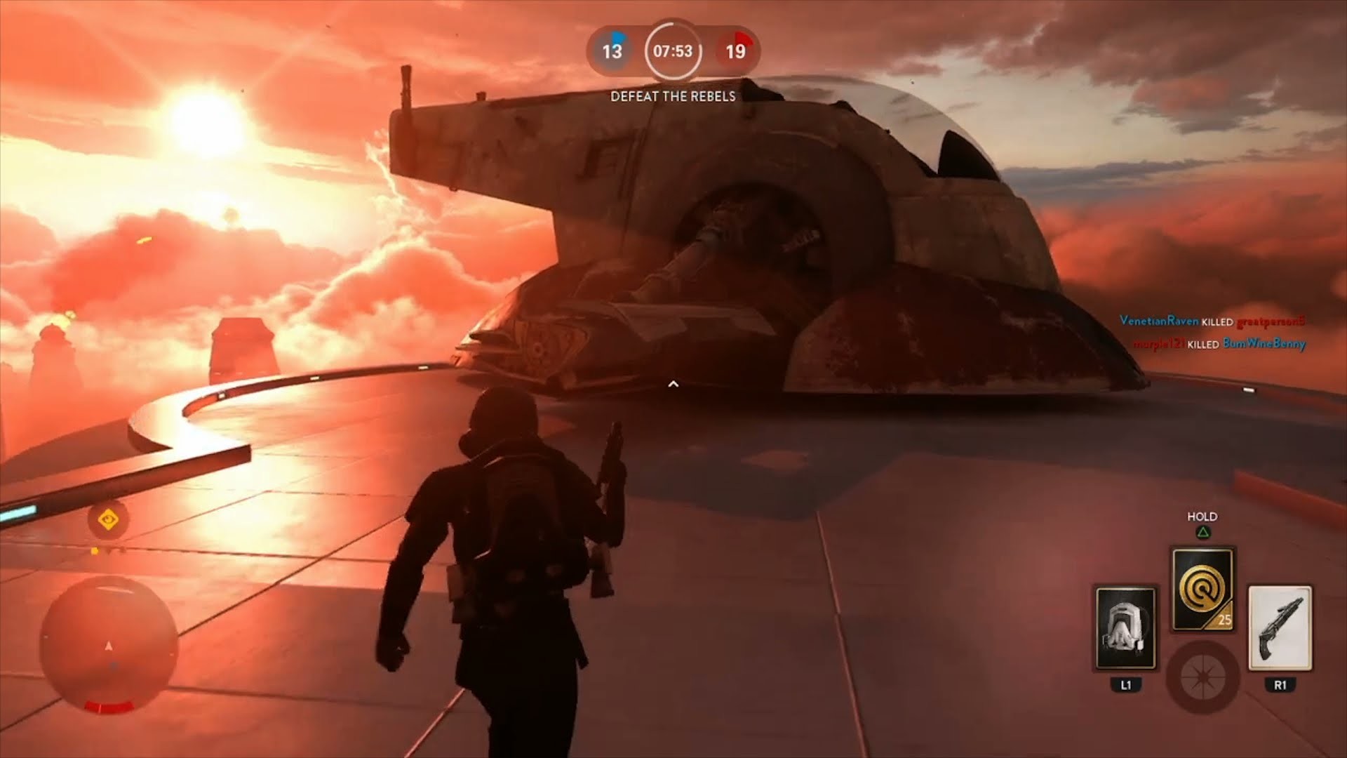 1920x1080 Slave I on the Bespin "Administrator's Palace" Map in "Star Wars  Battlefront" - YouTube