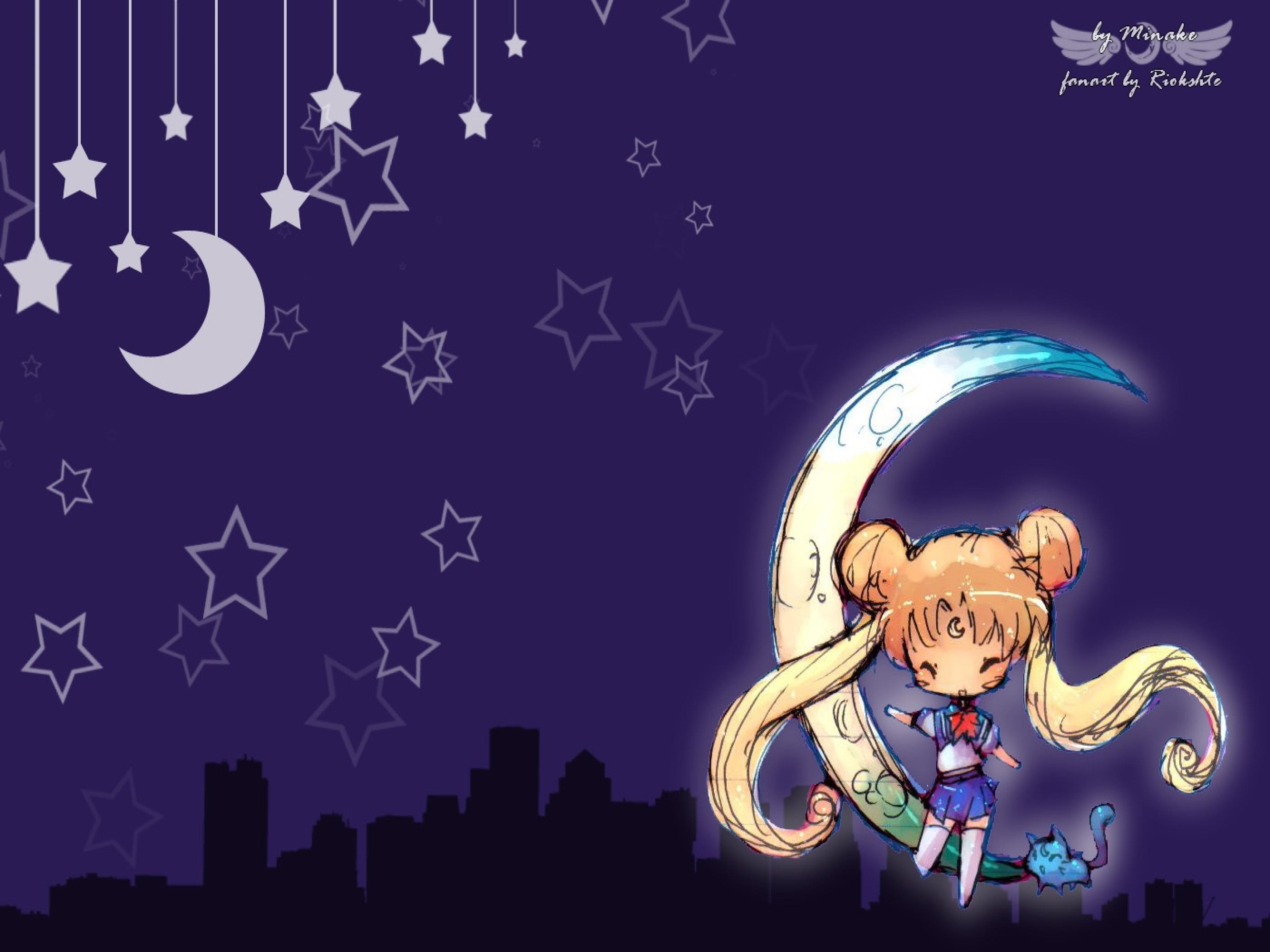 2800x2100 ... wi 92 Sailor Moon Luna Wallpaper 1400x900 Wallimpex com
