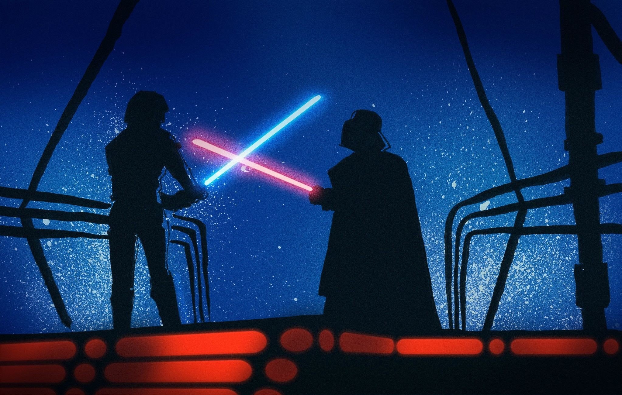 2046x1300 Star Wars Luke Skywalker Darth Vader Anakin