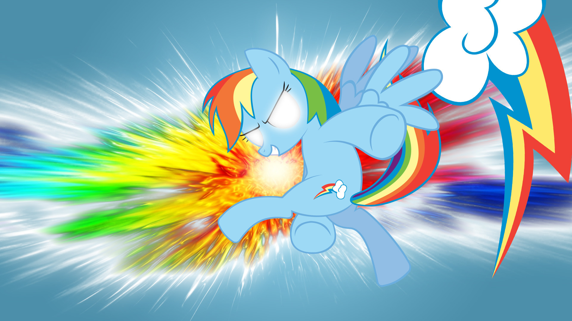 1920x1080 Cool rainbow wallpaper - My Little Pony: Friendship is Magic Picture