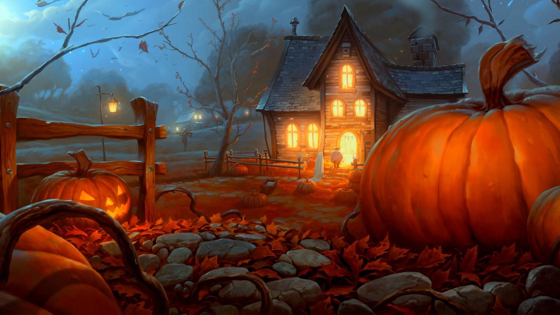 1920x1080 Collection of Fall Halloween Backgrounds on HDWallpapers