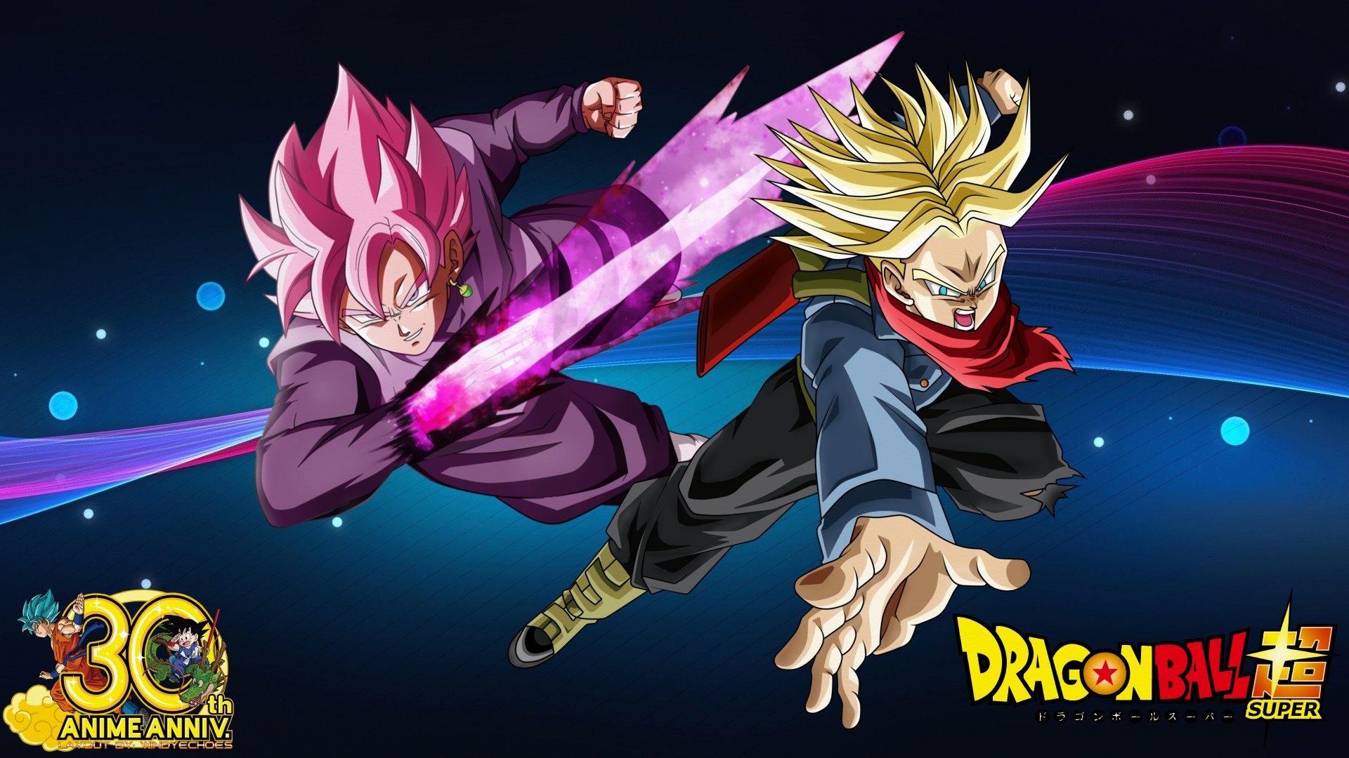 1920x1080 ... Goku Black And Future Trunks Wallpaper HD DBS by WindyEchoes