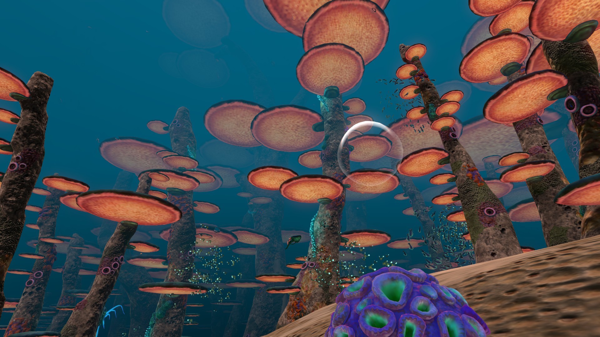 Subnautica грибной лес карта