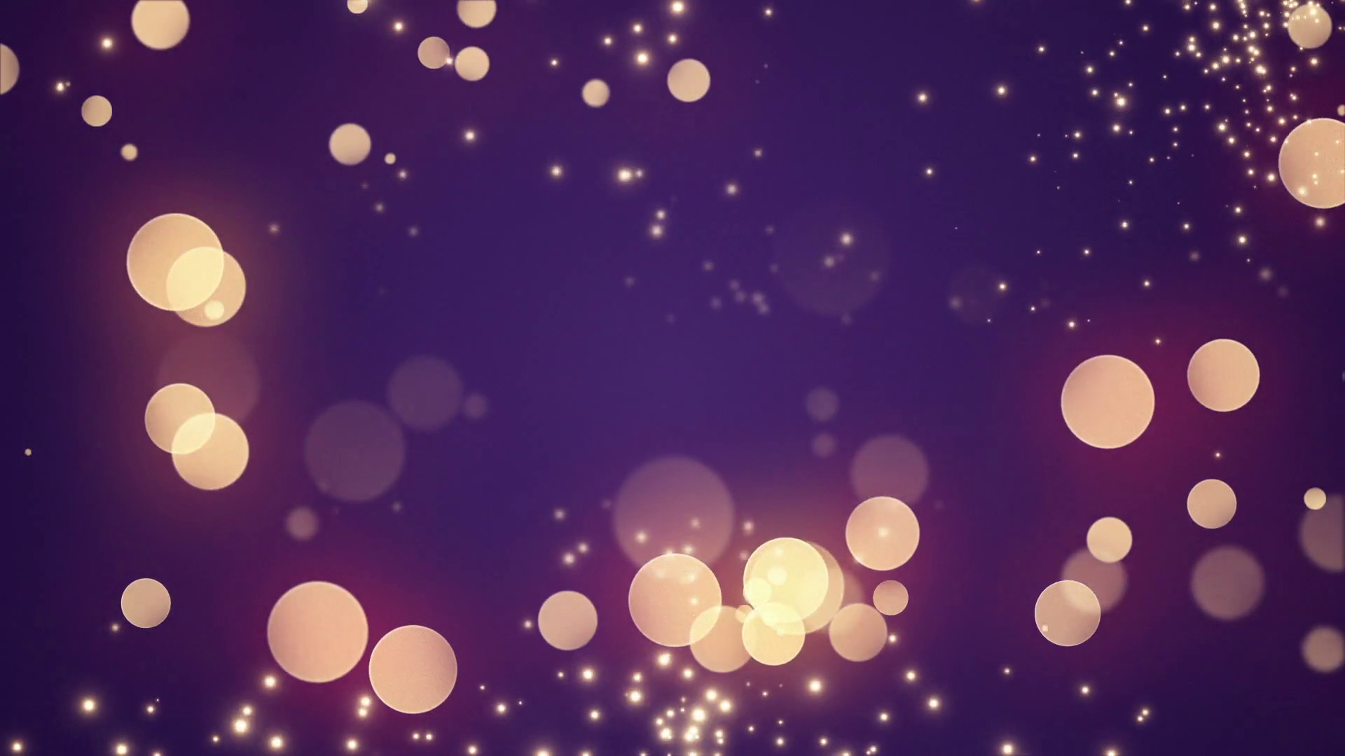 1920x1080 Golden Bokeh Glowing Twinkling Sparkling Particles Circles | Seamless  Motion Background | Full HD 1920 X