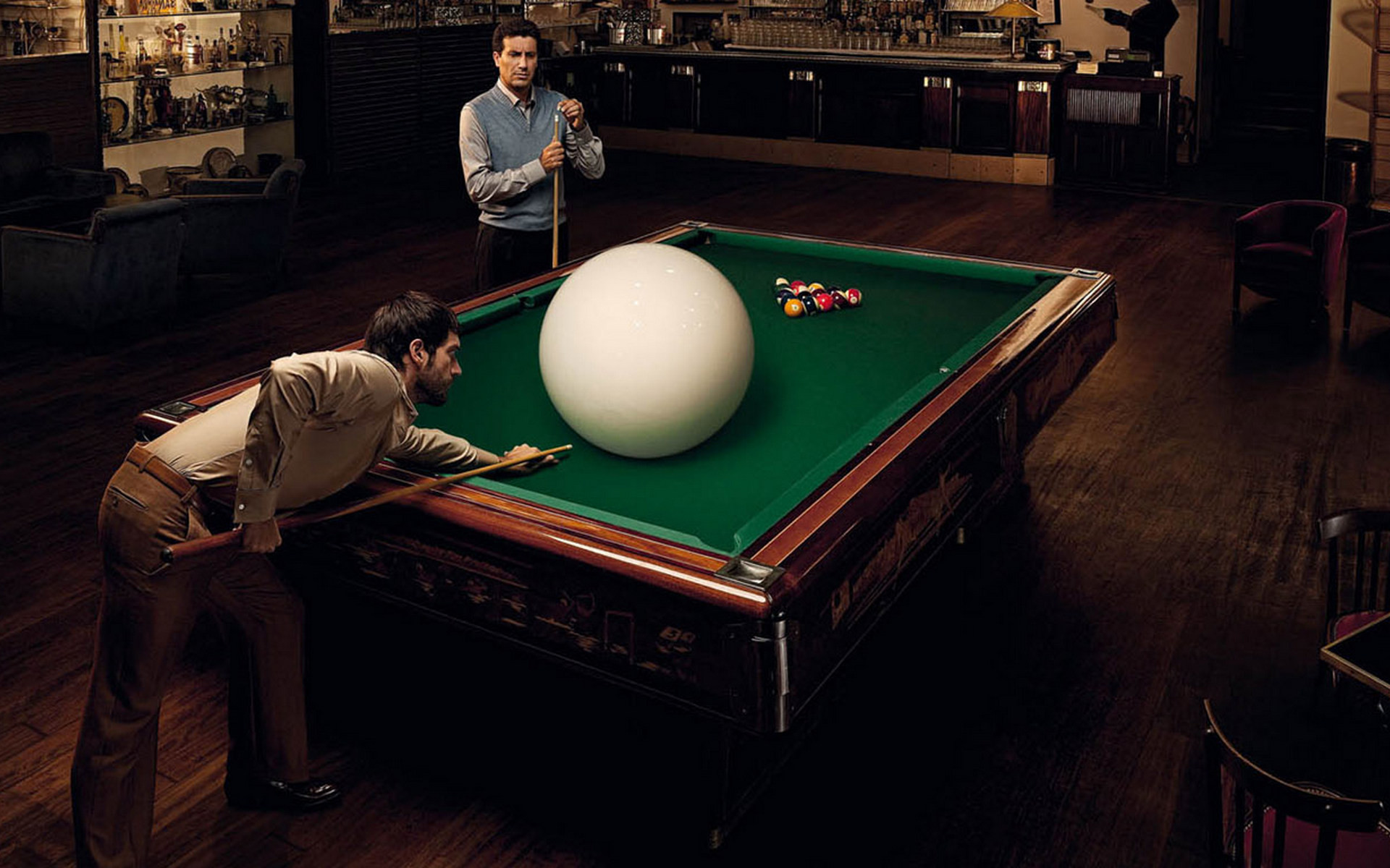 1920x1200 Funny billiard, humor:
