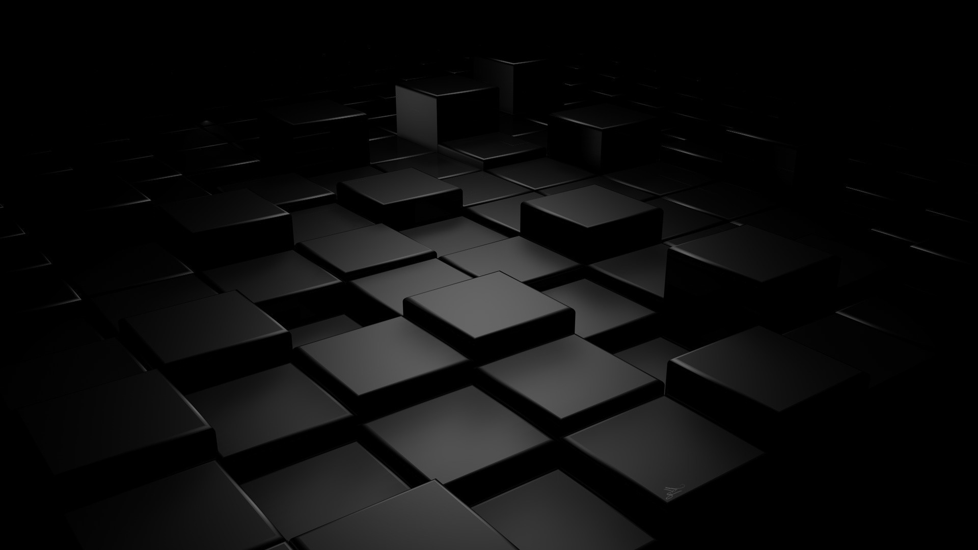 1920x1080 Pure black and 3d hd wallpapers 2