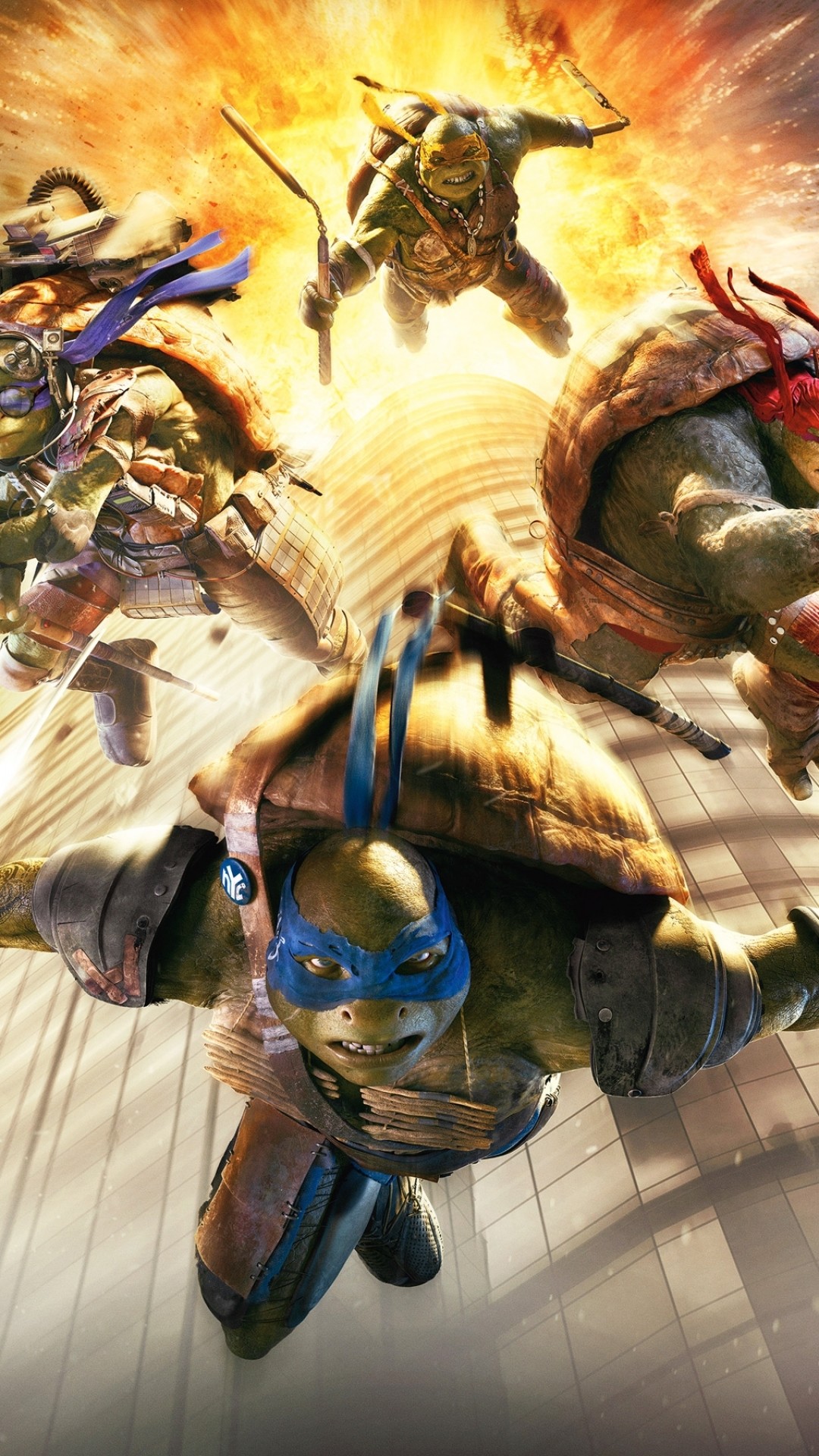 1080x1920 Movie / Teenage Mutant Ninja Turtles (2014) () Mobile Wallpaper