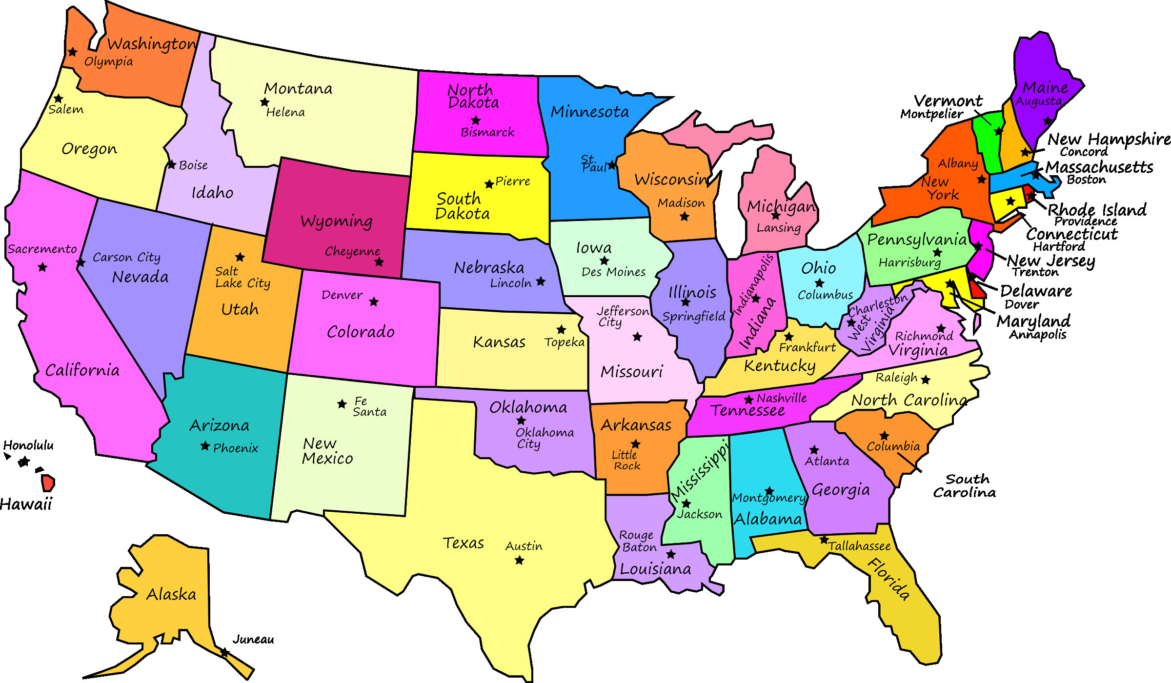 2400x1400 United States Map Abbreviations Likeatme - Us-map-initials-wallpaper