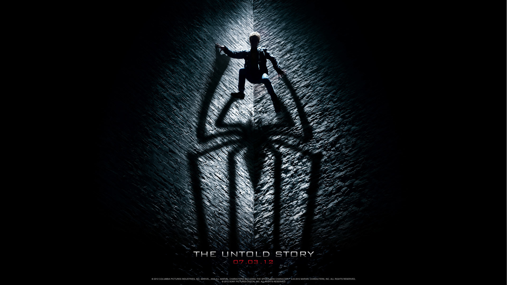 1920x1080 The Amazing Spider-Man 2012 Shadow Wallpaper