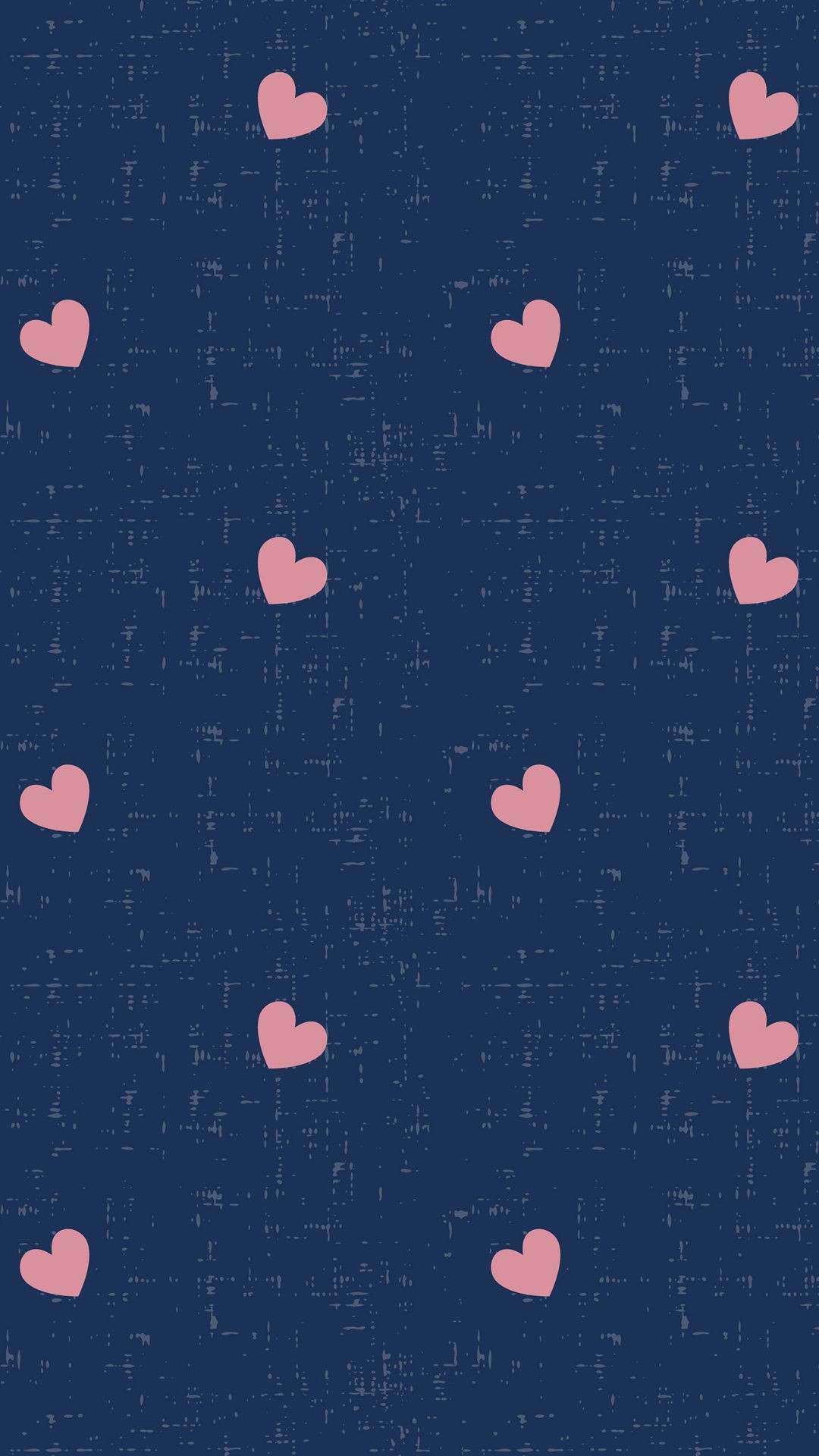 1080x1920 #blue #pink #hearts #background #wallpaper