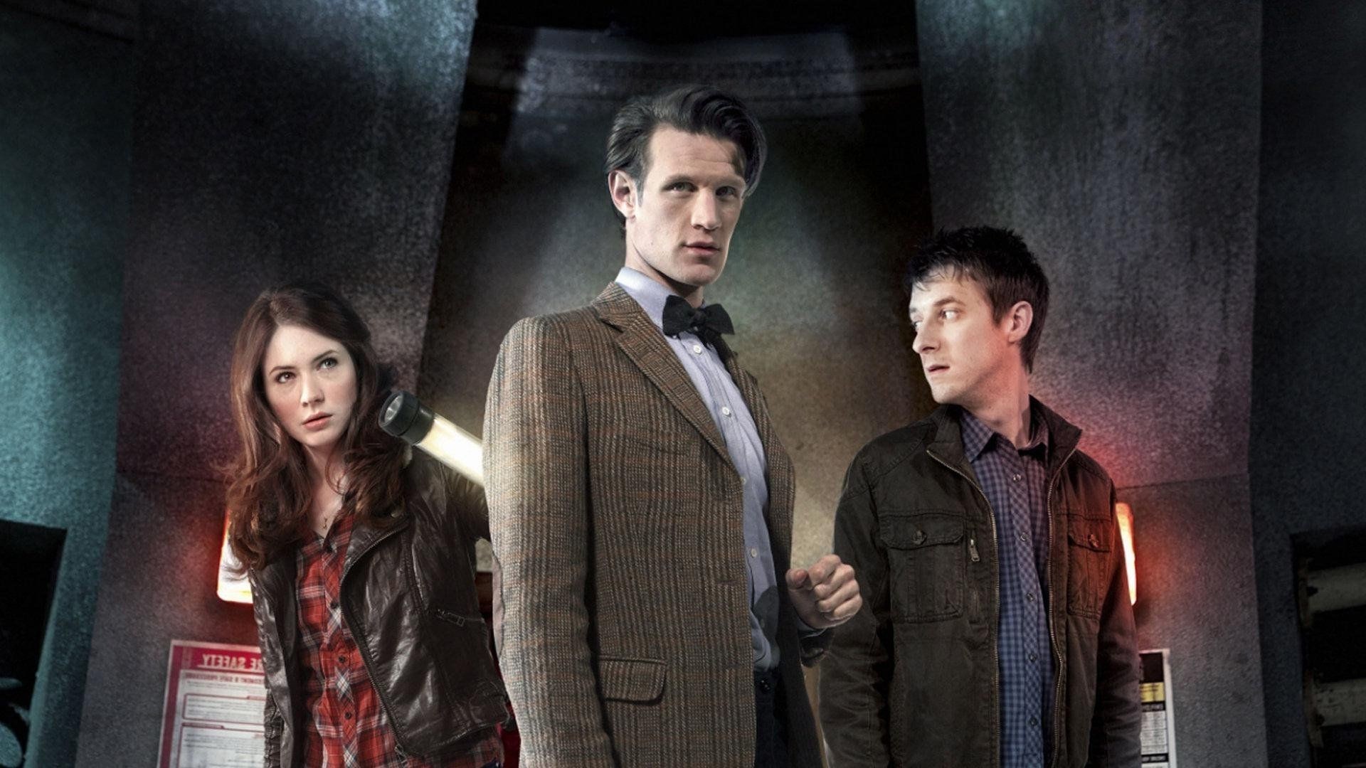 1920x1080  the doctor doctor who matt smith the time of the doctor jenna  coleman clara oswald eleventh doctor wallpaper and background