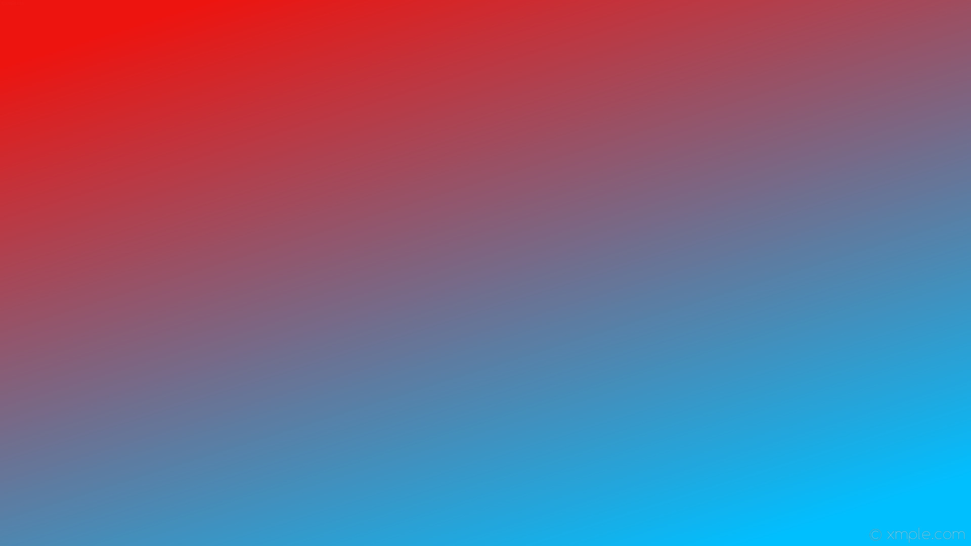1920x1080 wallpaper red linear blue gradient deep sky blue #ed1410 #00bfff 135Â°