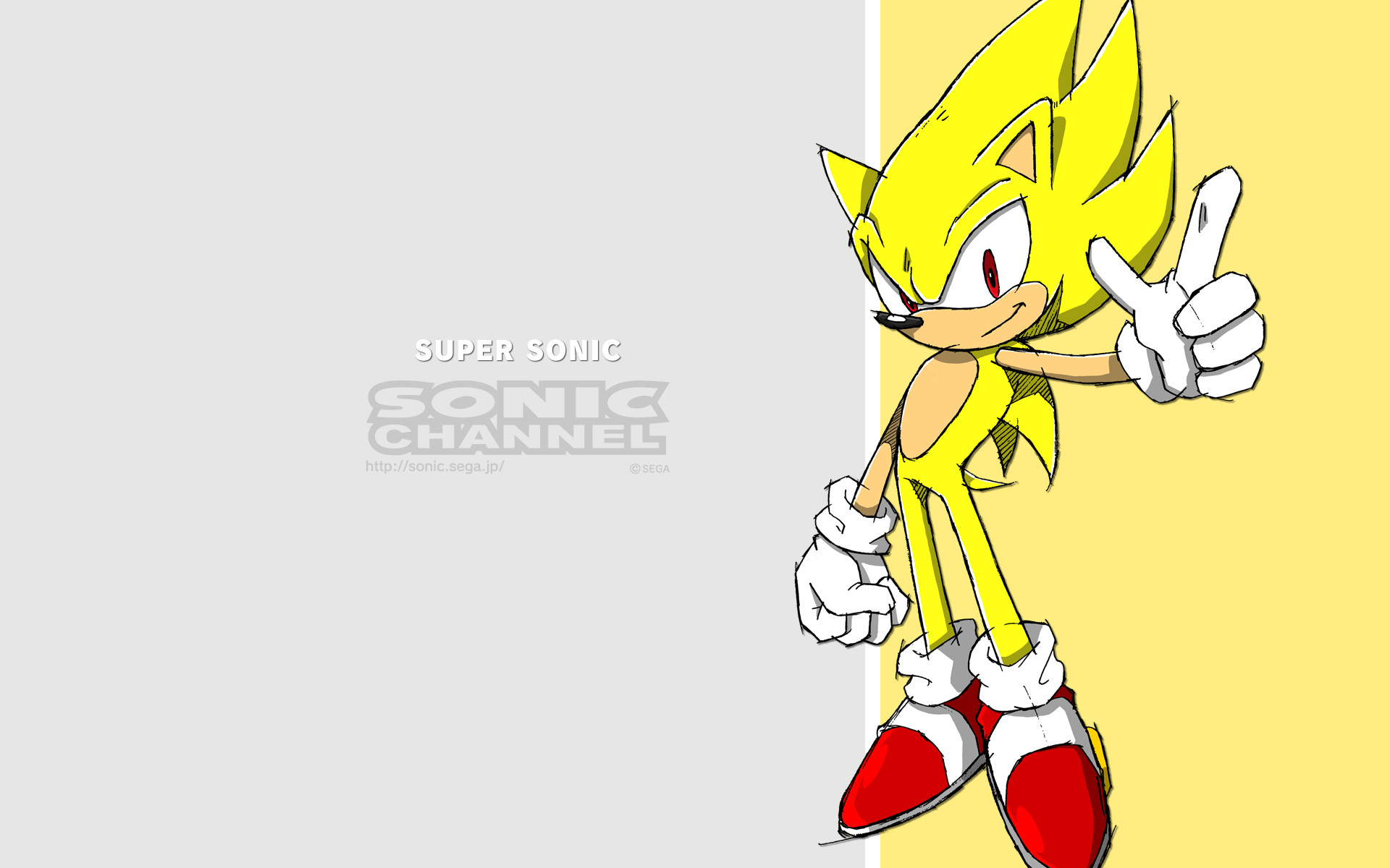 1920x1200 Super Sonic Cool Wallpaper