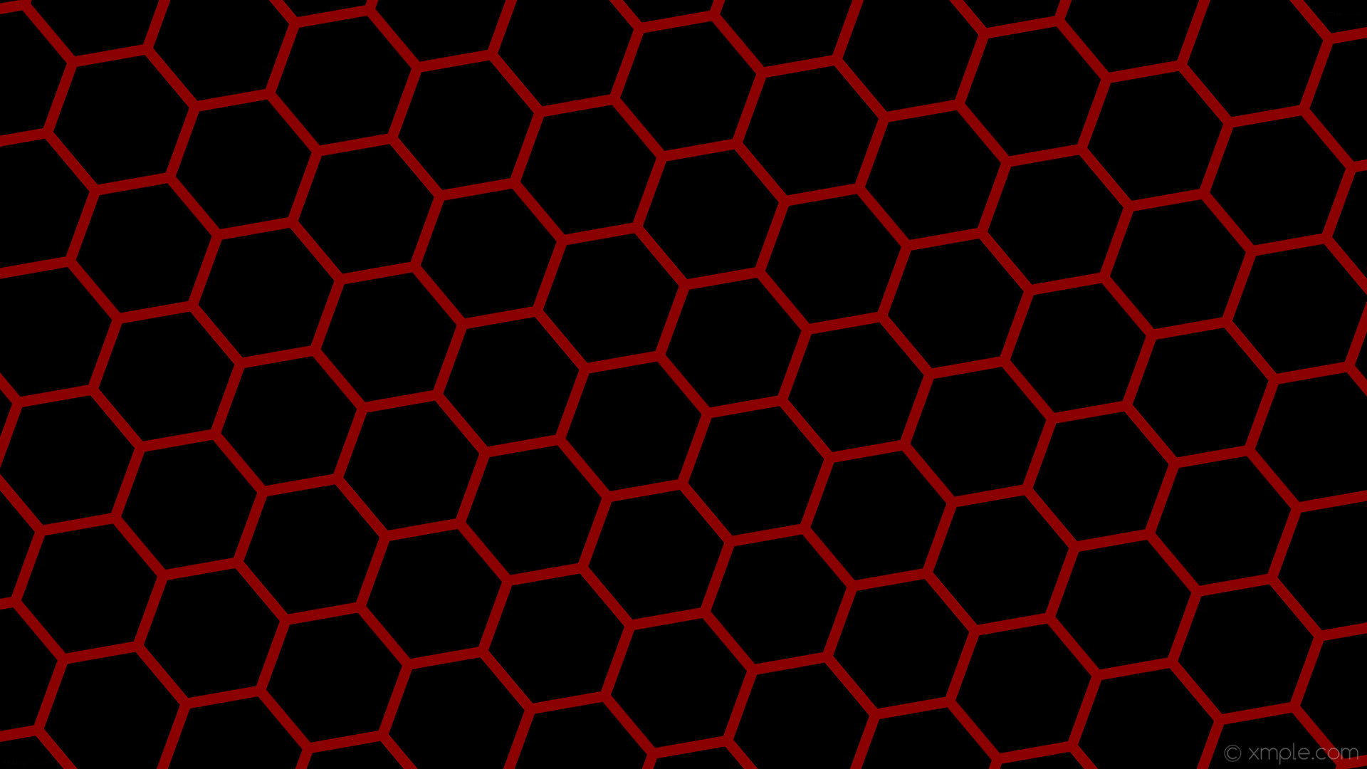1920x1080 wallpaper beehive honeycomb black hexagon red dark red #000000 #8b0000  diagonal 40Â° 15px