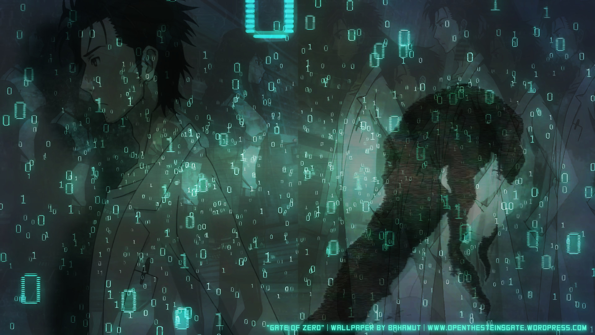 1920x1080 "Gate of Zero" a wallpaper that I made inspired by the Steins;Gate Zero's  Opening.