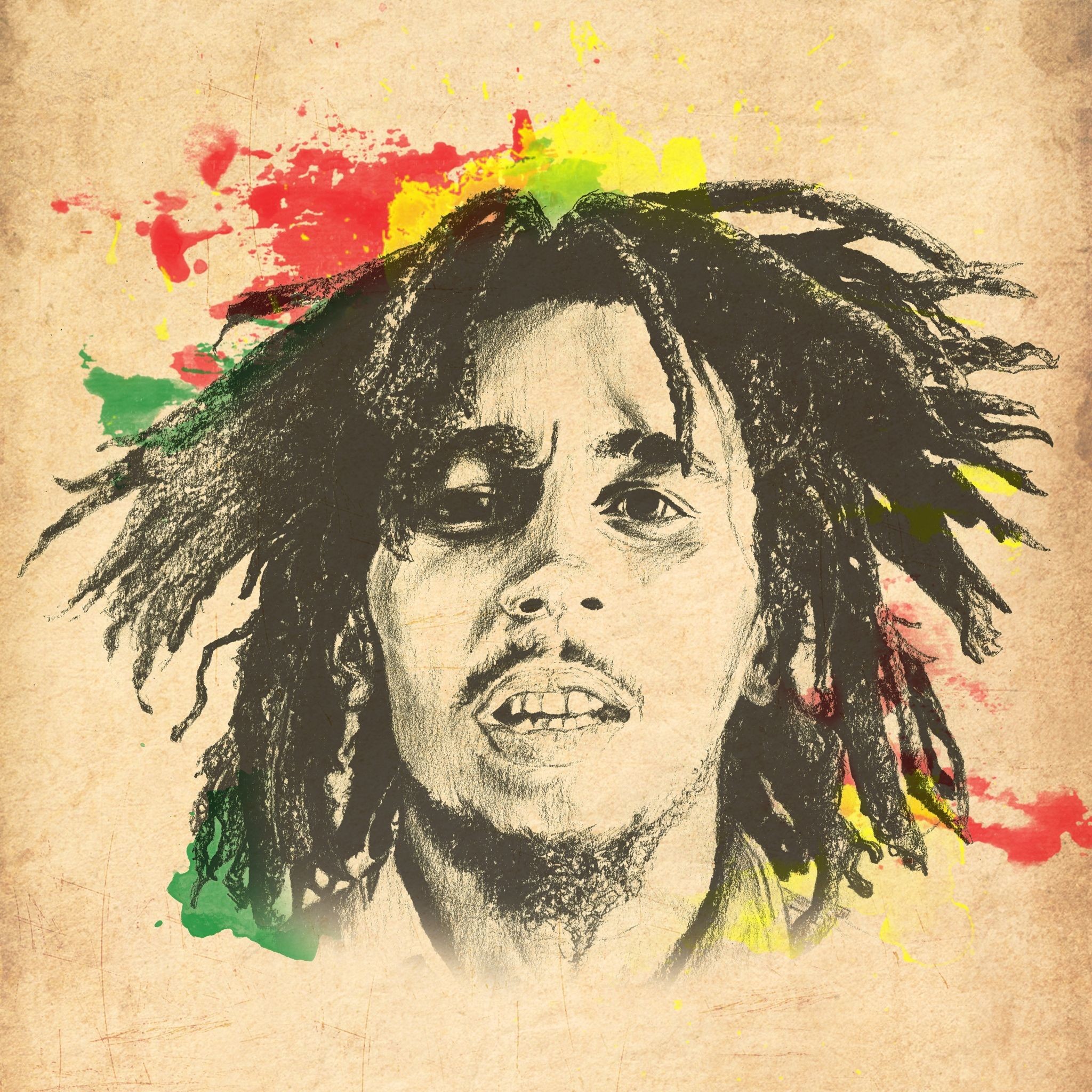 2048x2048 Bob Marley HD Wallpapers for desktop download