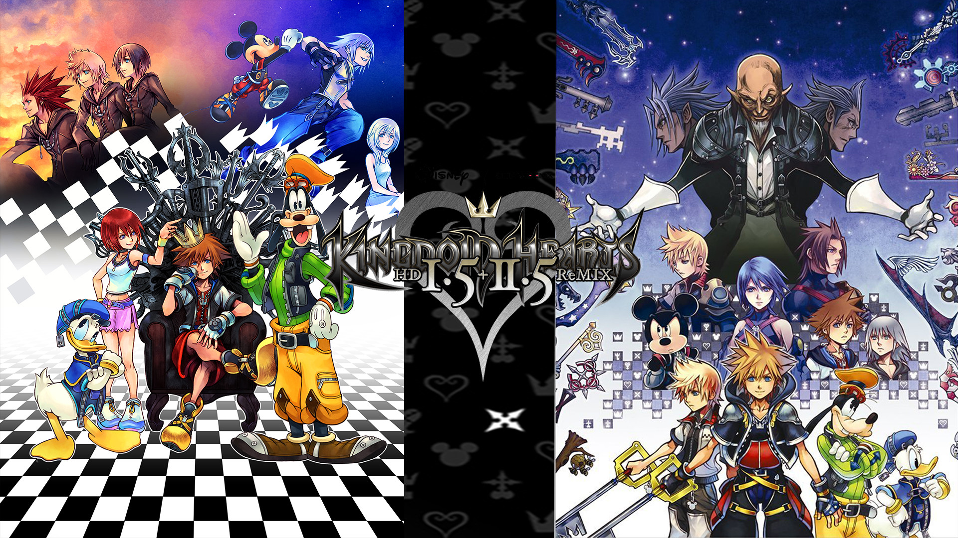 1920x1080 ... Kingdom Hearts 1.5 + 2.5 HD Remix Wallpaper by The-Dark-Mamba-995