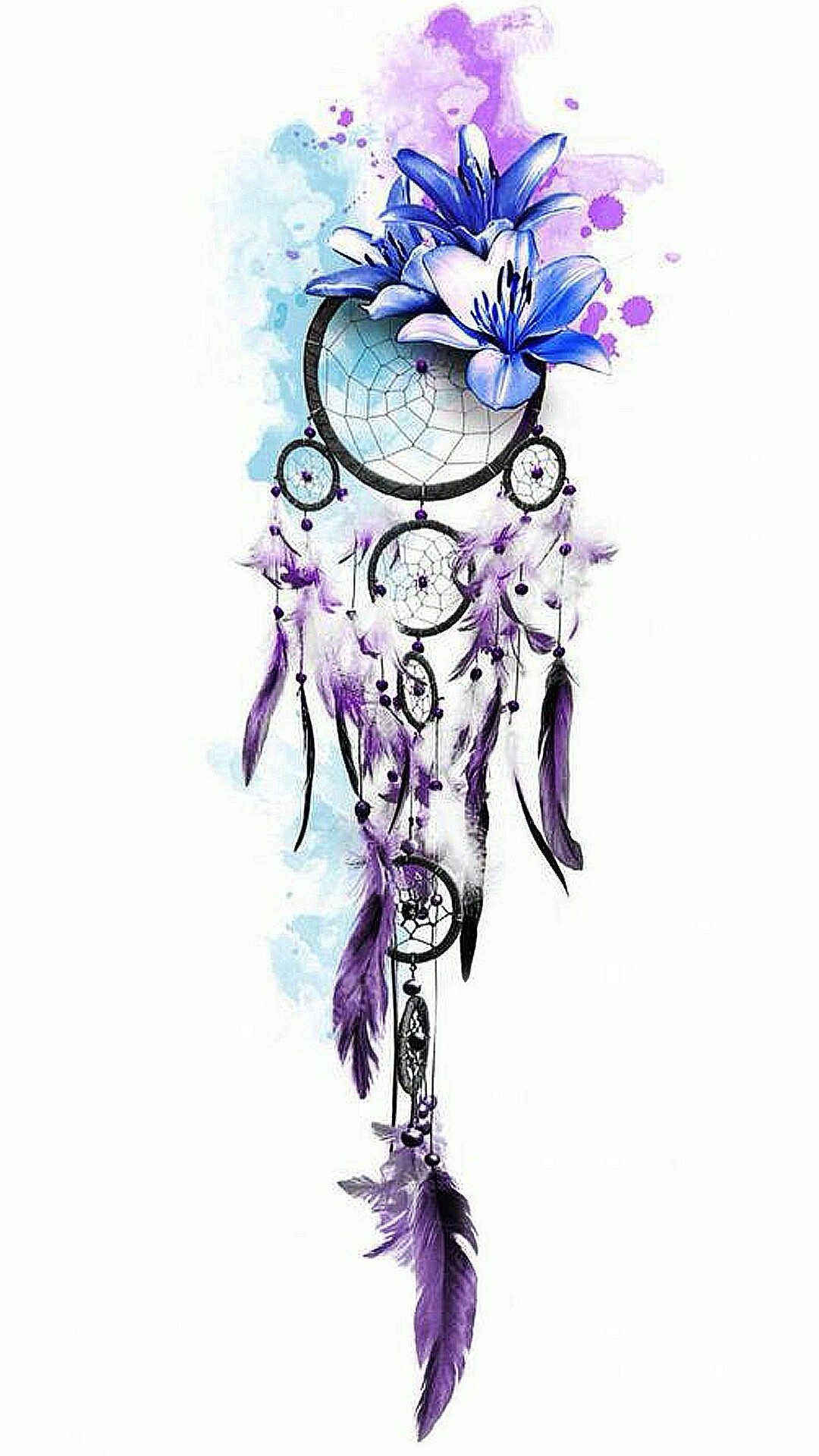 1080x1920 Different color and no flowers at top. Yes .dont mind if i do. Dreamcatcher  WallpaperDreamcatcher ...