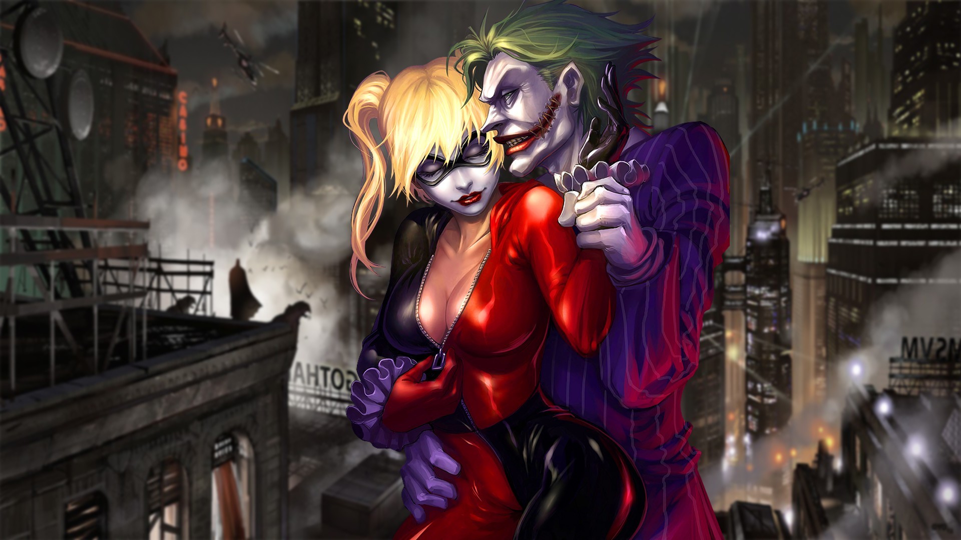 Harley Quinn and Joker wallpaper Ã Â·Ã ¢' Download free beautiful full...