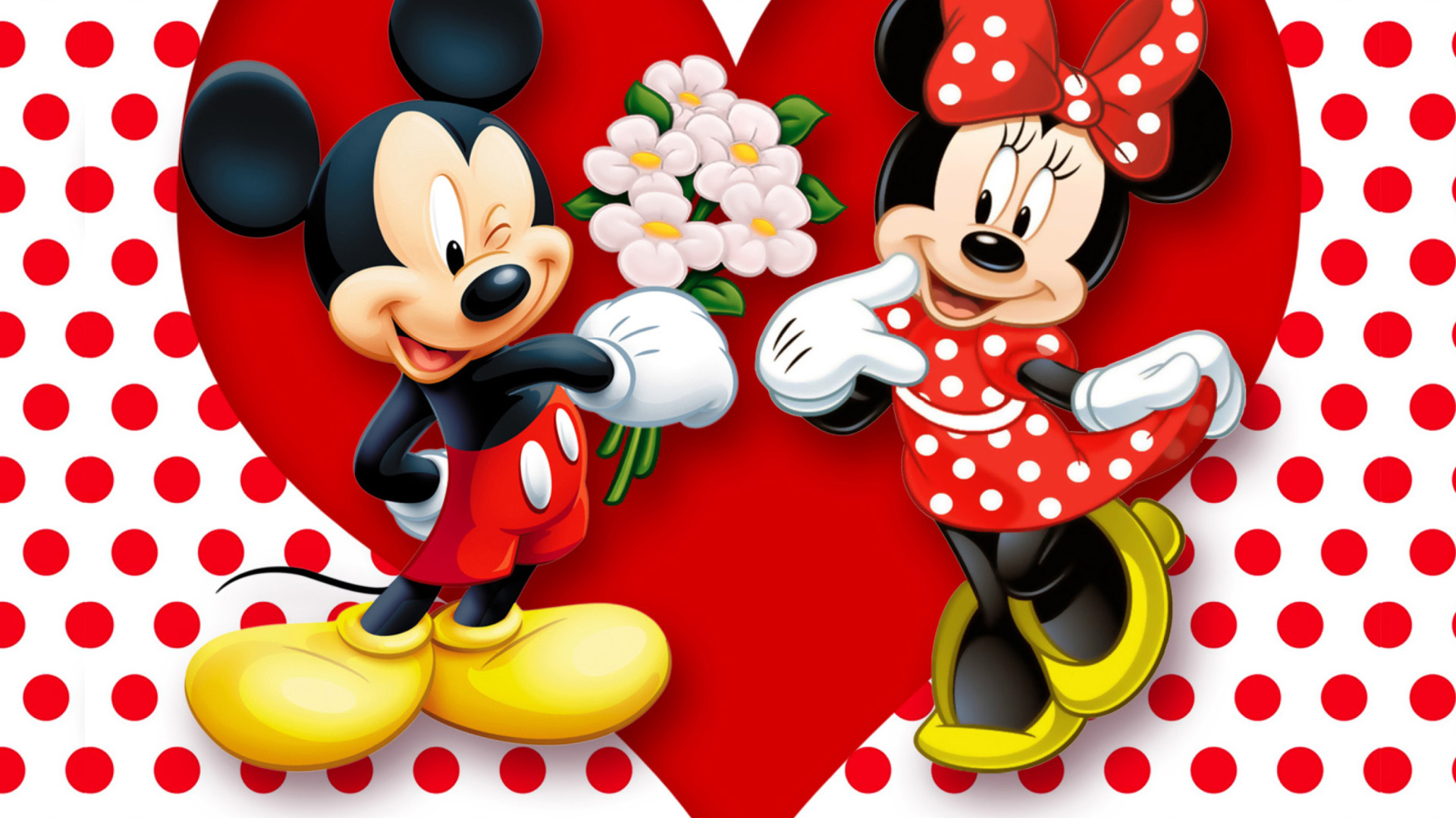 1920x1080 Kostenloses Mickey And Minnie Mouse Wallpaper fÃ¼r Desktop  .