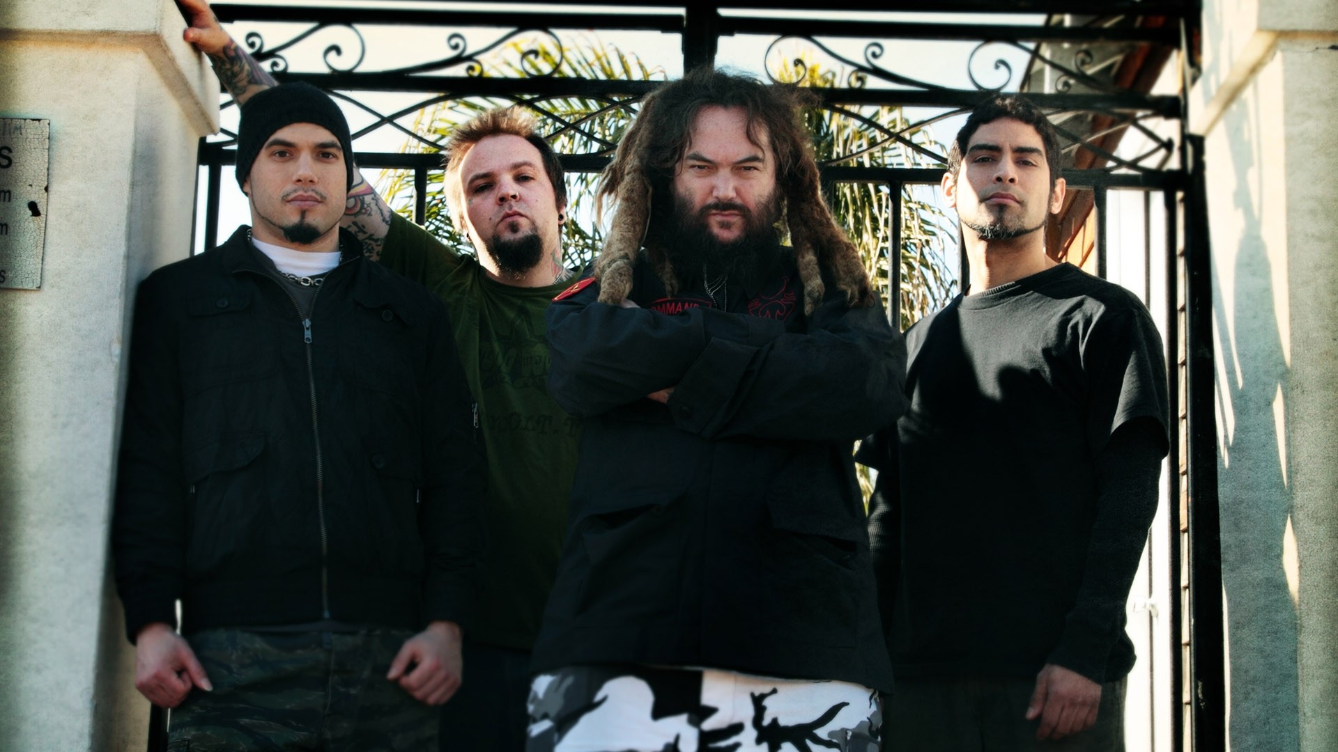 1920x1080 Wallpaper Soulfly, Band, Members, Dreadlocks, Outdoor HD, Picture, Image