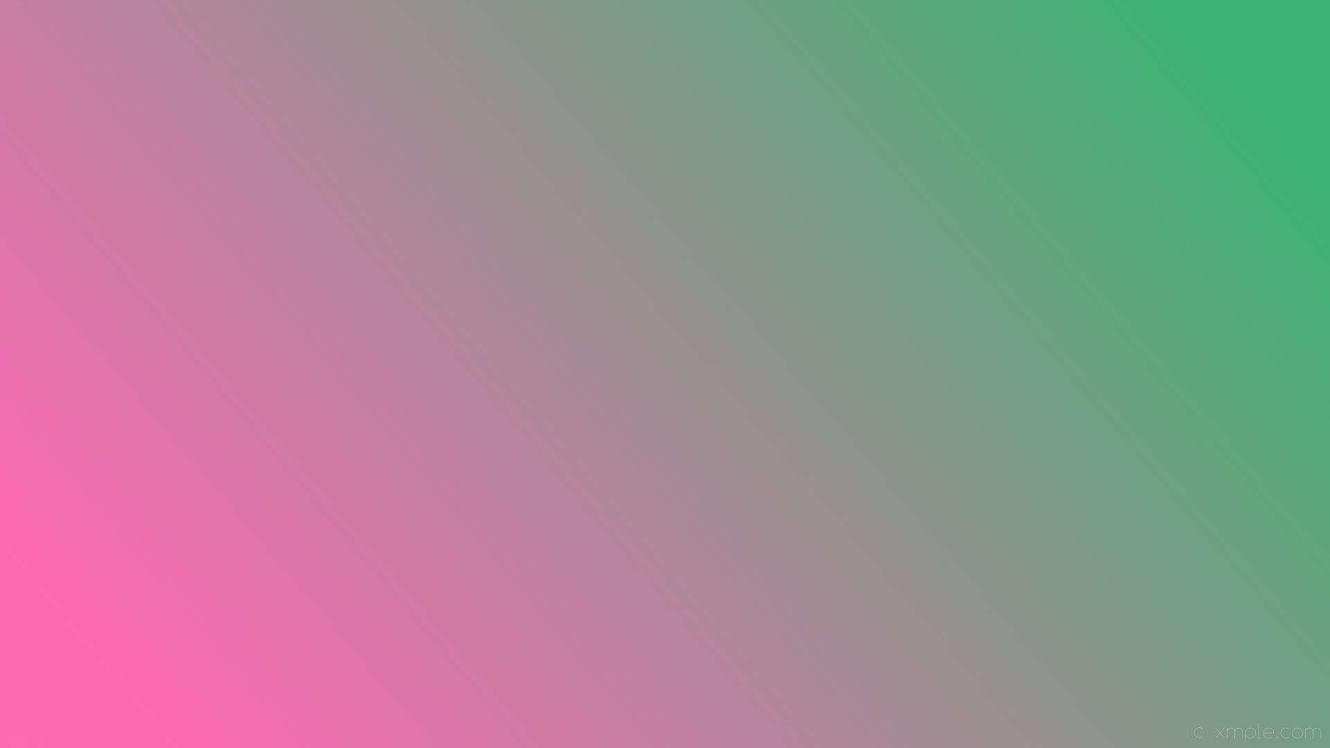 1920x1080 wallpaper green pink linear gradient medium sea green hot pink #3cb371  #ff69b4 15Â°
