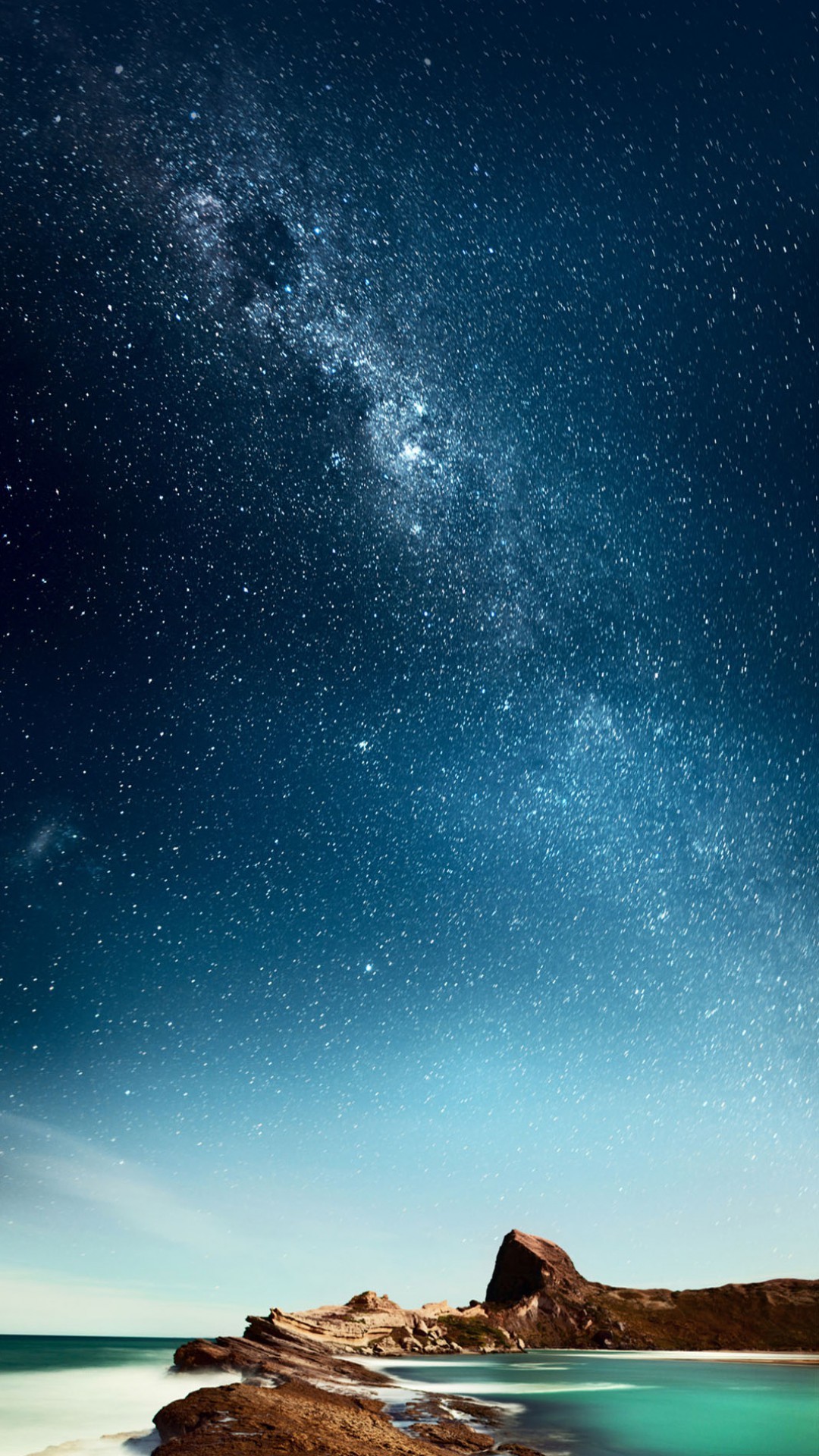 1080x1920 Blue, sky, night, wallpaper, iPhone, clean, beauty, colour,