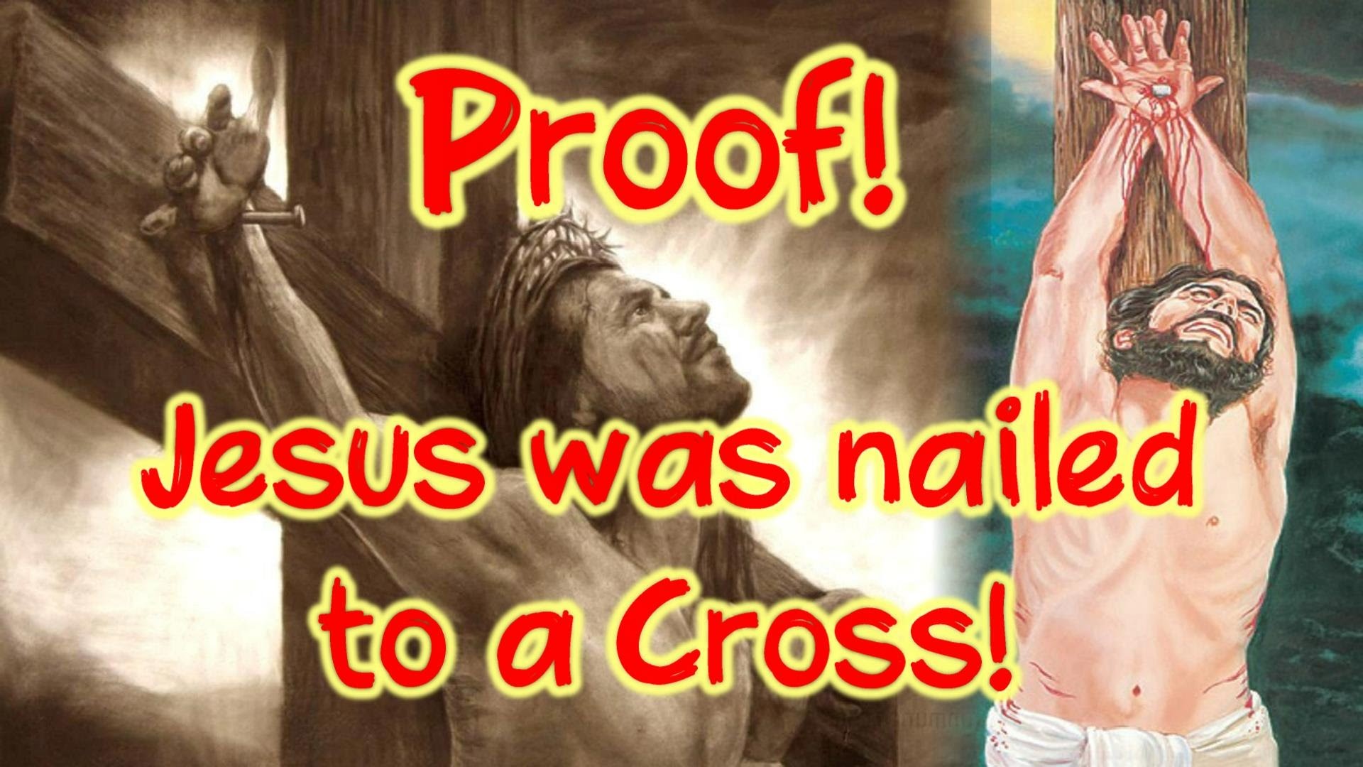 1920x1080 PROOF FOR JEHOVAH'S WITNESSES | Jesus was Nailed to a Cross Not a Stake !!!  - YouTube