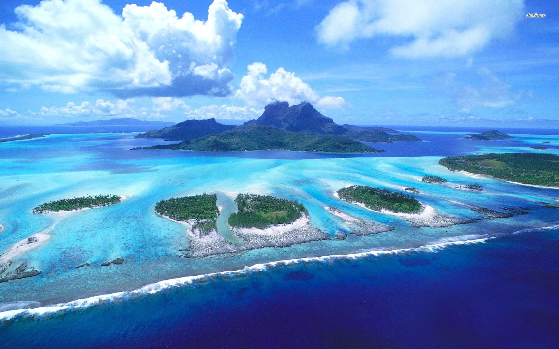 1920x1200 Bora Wallpaper Island Leeward Society Islands French Polynesia France  Pacific Ocean 4k Full Hd Iphone Android ...