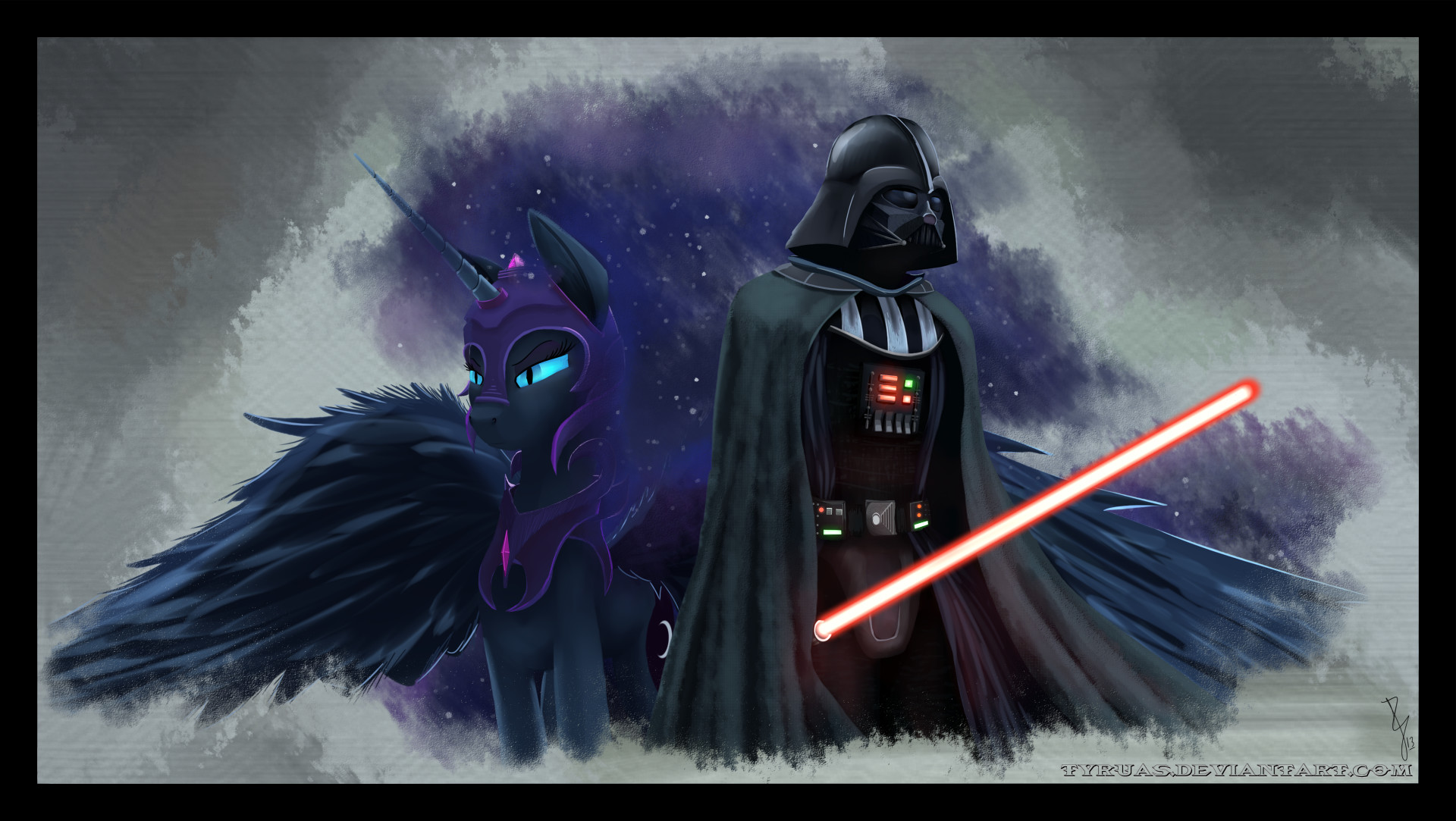 1920x1083 Darth Moon and Nightmare Vader | My Little Pony: Friendship is Magic | Know  Your Meme
