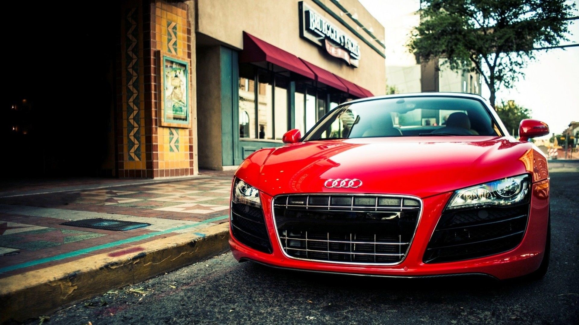 1920x1080 Red Audi R8 HD Wallpapers 1080p Super Cars