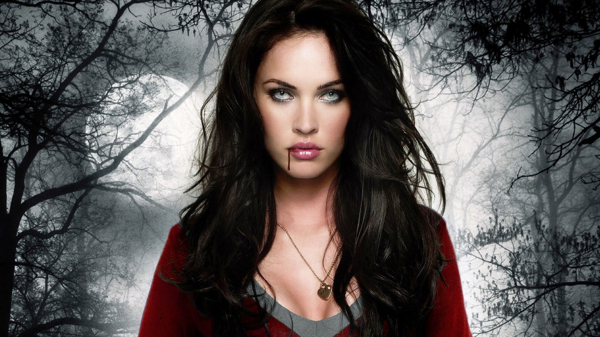 1920x1080 Megan Fox Widescreeen Gothic High Resolution Desktop Background Vampire  Looks Cute Wallpapers Images And Pictures
