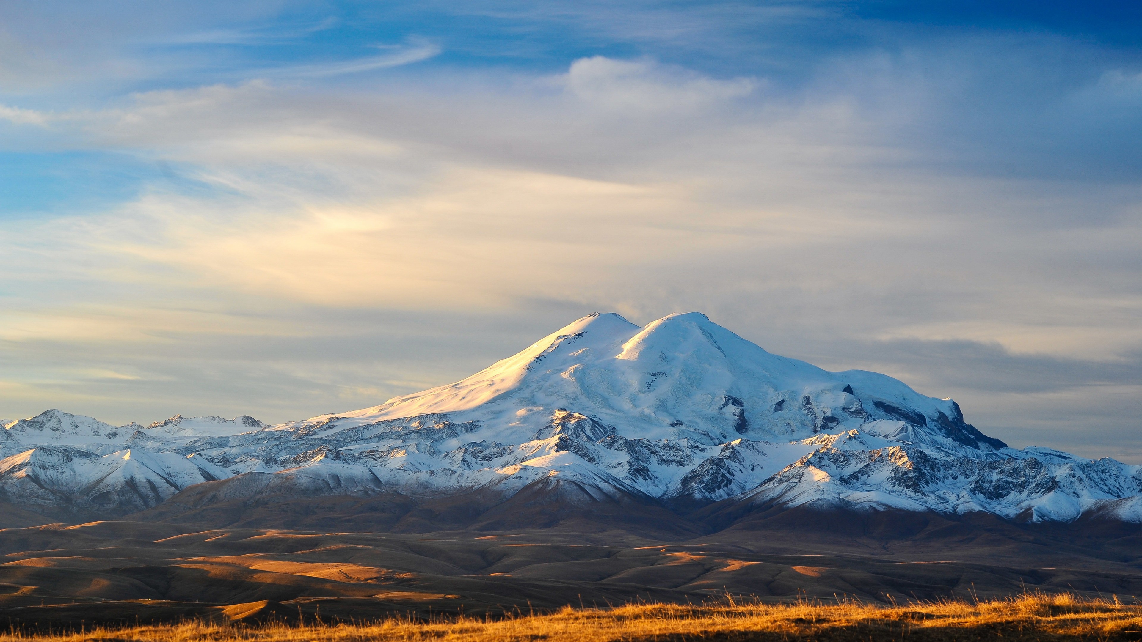 3840x2160 Tags: Mount Elbrus, Highest mountain, Russia, 4K