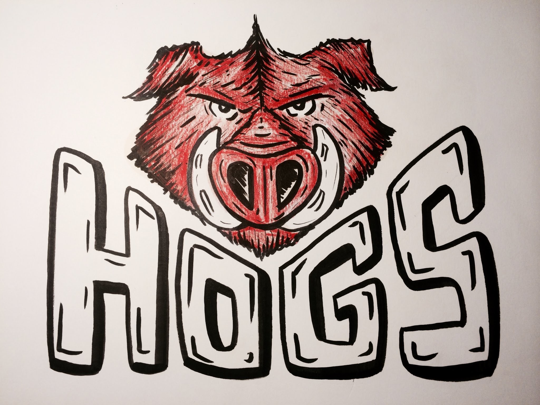 2048x1536 "HOGS" Drawing