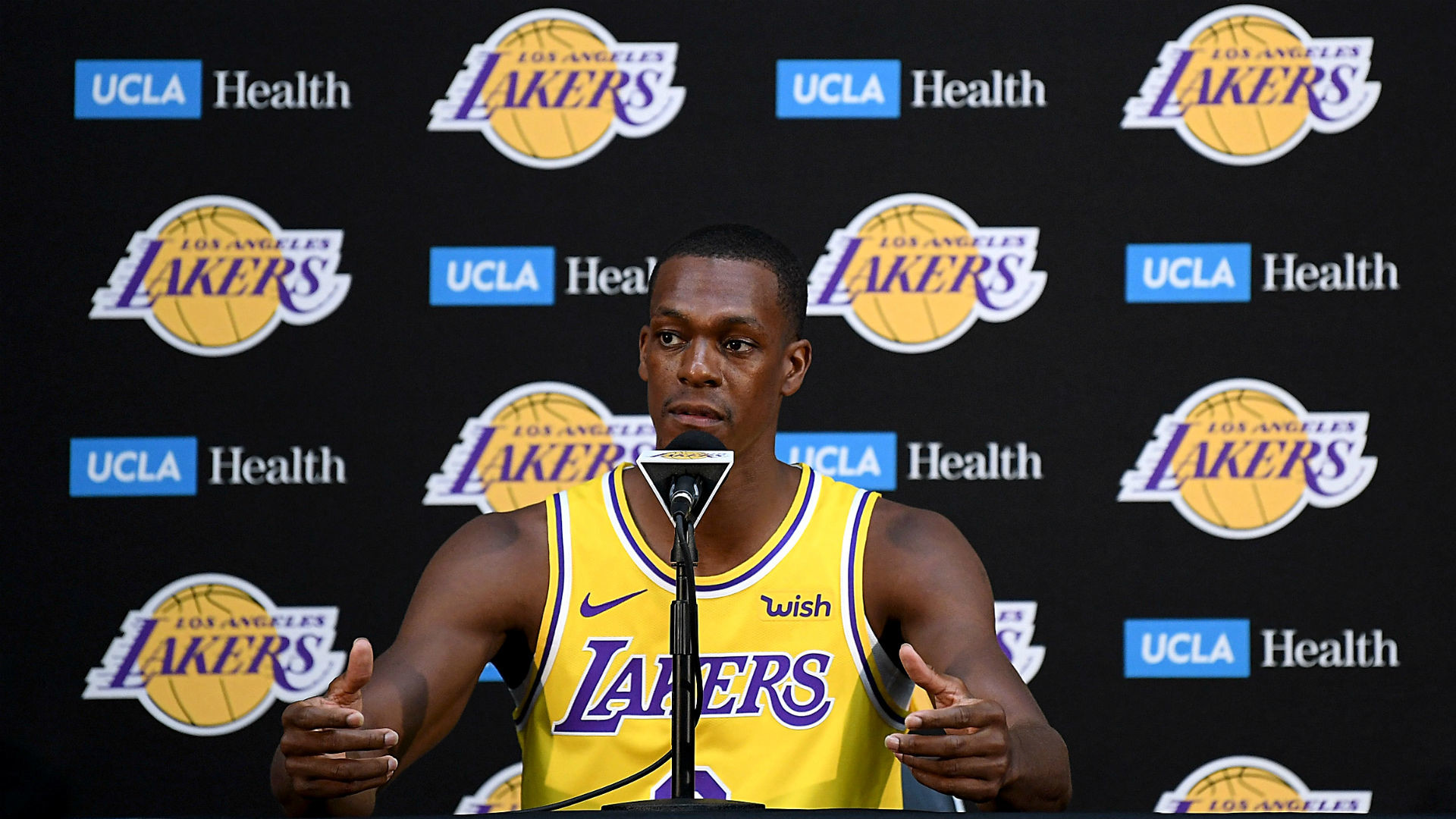 1920x1080 Lakers will start Rajon Rondo at point as Lonzo Ball continues recovery,  report says