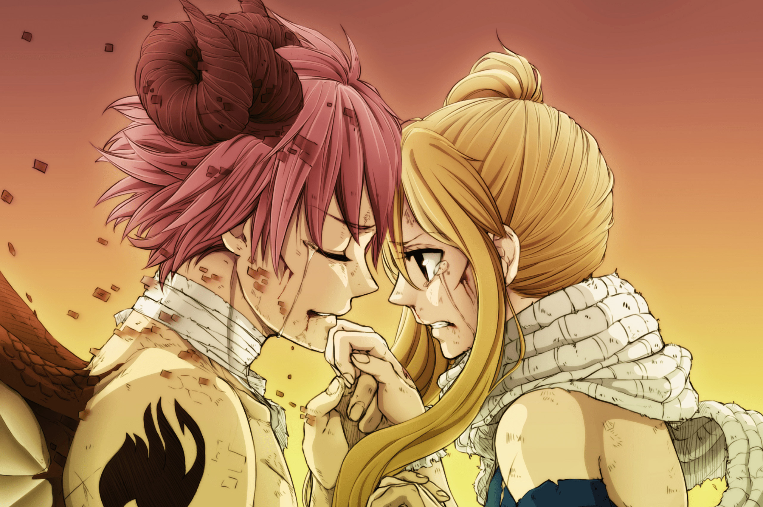 2560x1700 Fairy Tail Lucy And Natsu Wallpaper Photo Lucy And Natsu Laxus .