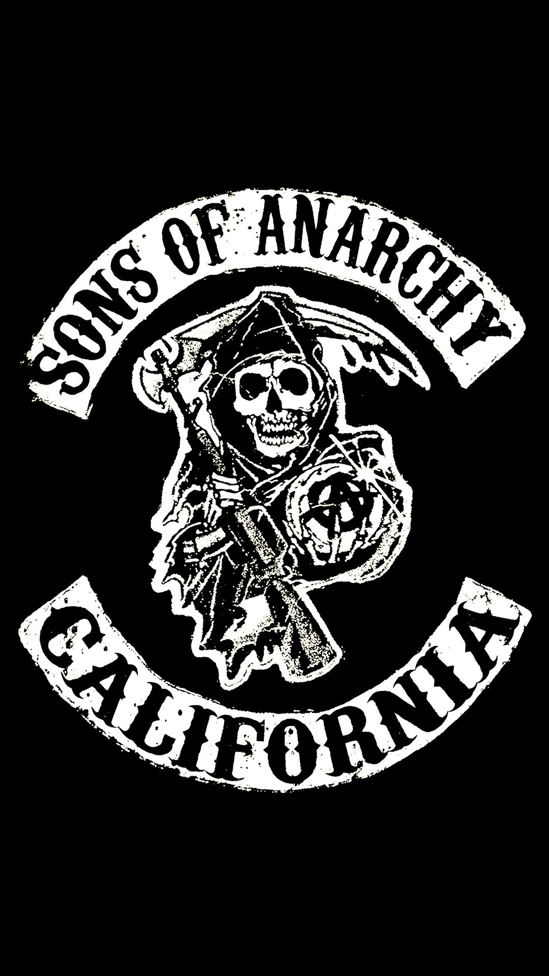 1080x1920 Sons Of Anarchy Reaper Logo Android Wallpaper ...