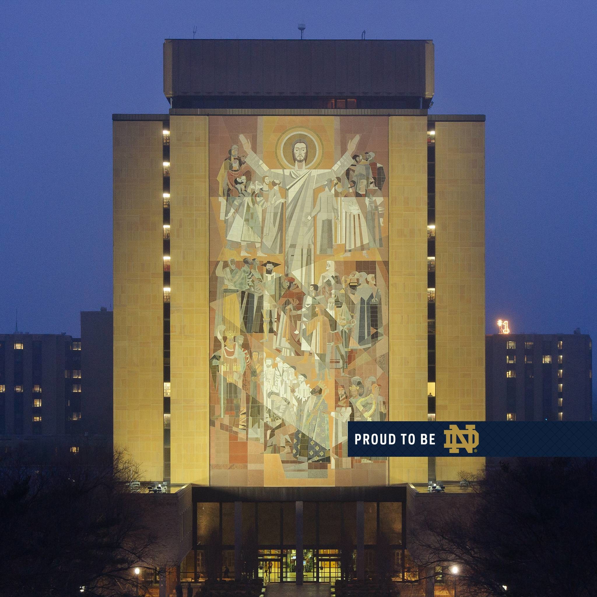 2048x2048 Backgrounds // Proud to Be ND // University of Notre Dame