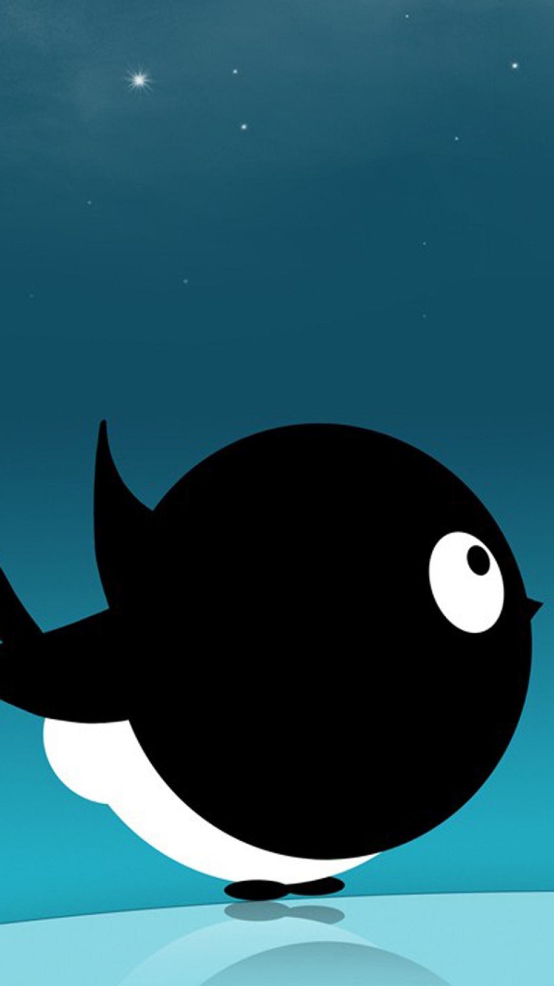1080x1920 Cute Black Bird Cartoon Android Wallpaper free download