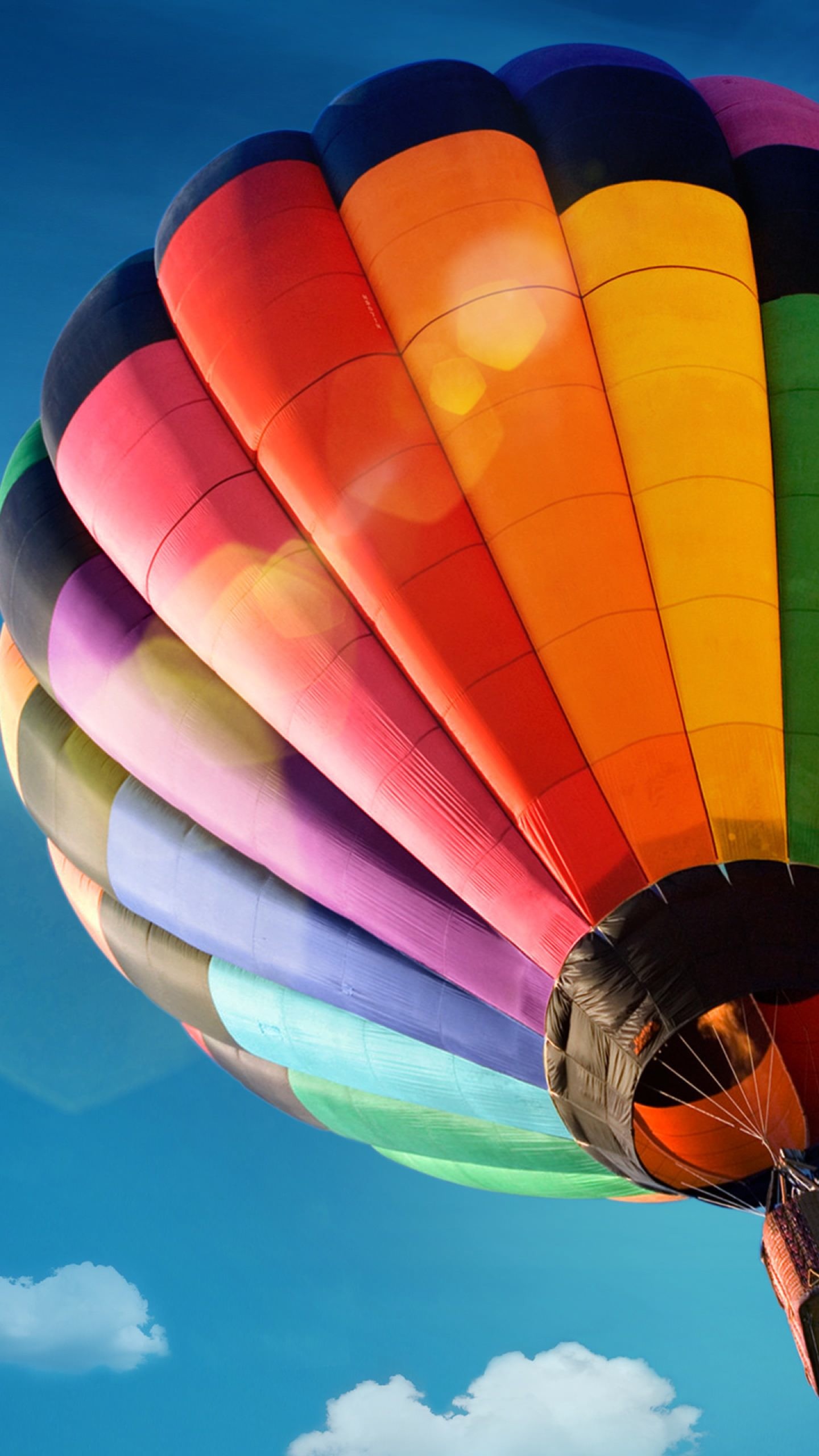 1440x2560 Balloon colorful blue sky Android SmartPhone Wallpaper