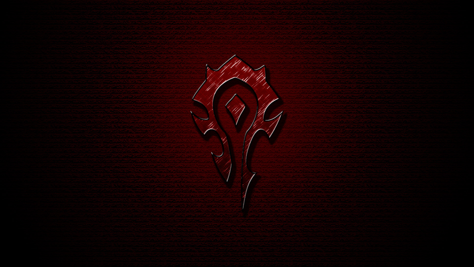 The Horde Logo WoW 4K Wallpaper #4.364