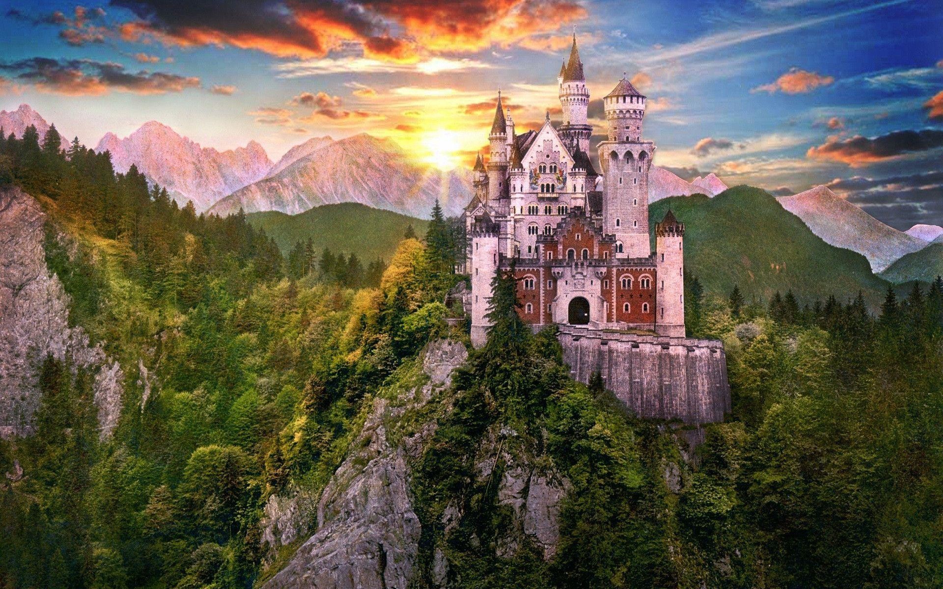 1920x1200 Wallpapers For > Fantasy Castle Backgrounds